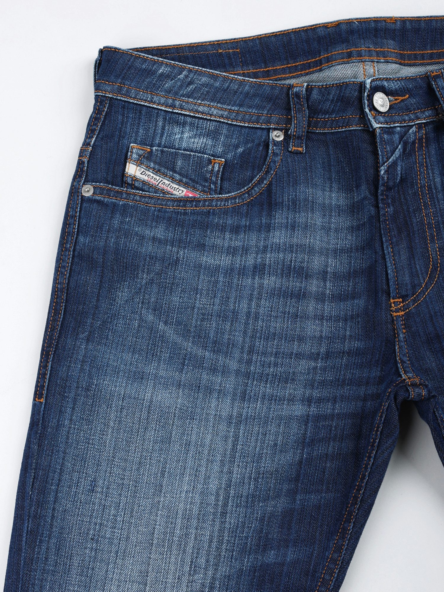 Diesel Slim-fit-Jeans niedrige Leibhöhe - THOMMER-R - Länge:32 Leicht bis mittelschwerer Denim, mittlerer Stretch