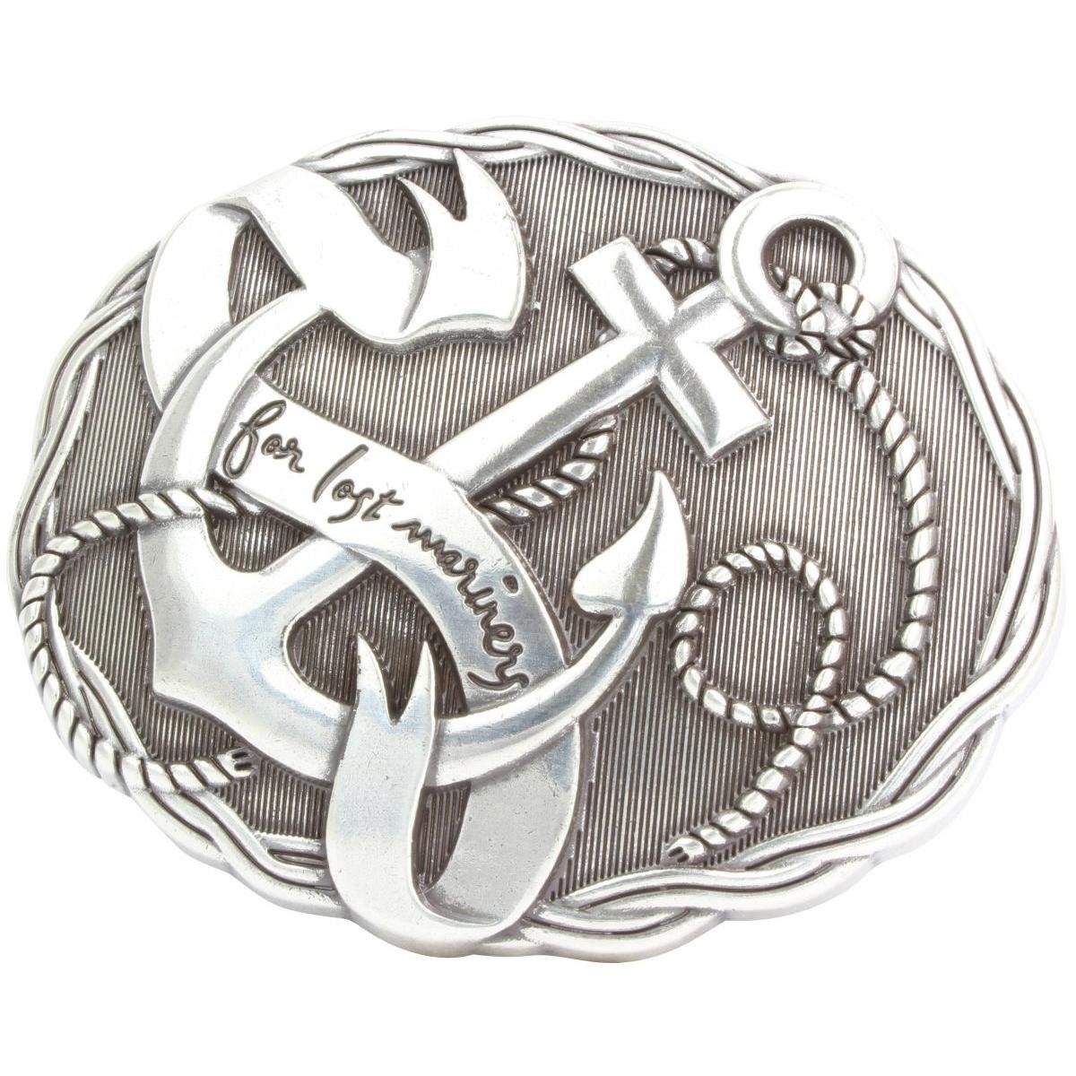 BELTINGER Gürtelschnalle Anker 4,0 cm - Buckle Wechselschließe Gürtelschließe 40mm - Gürtel bis (1-St)