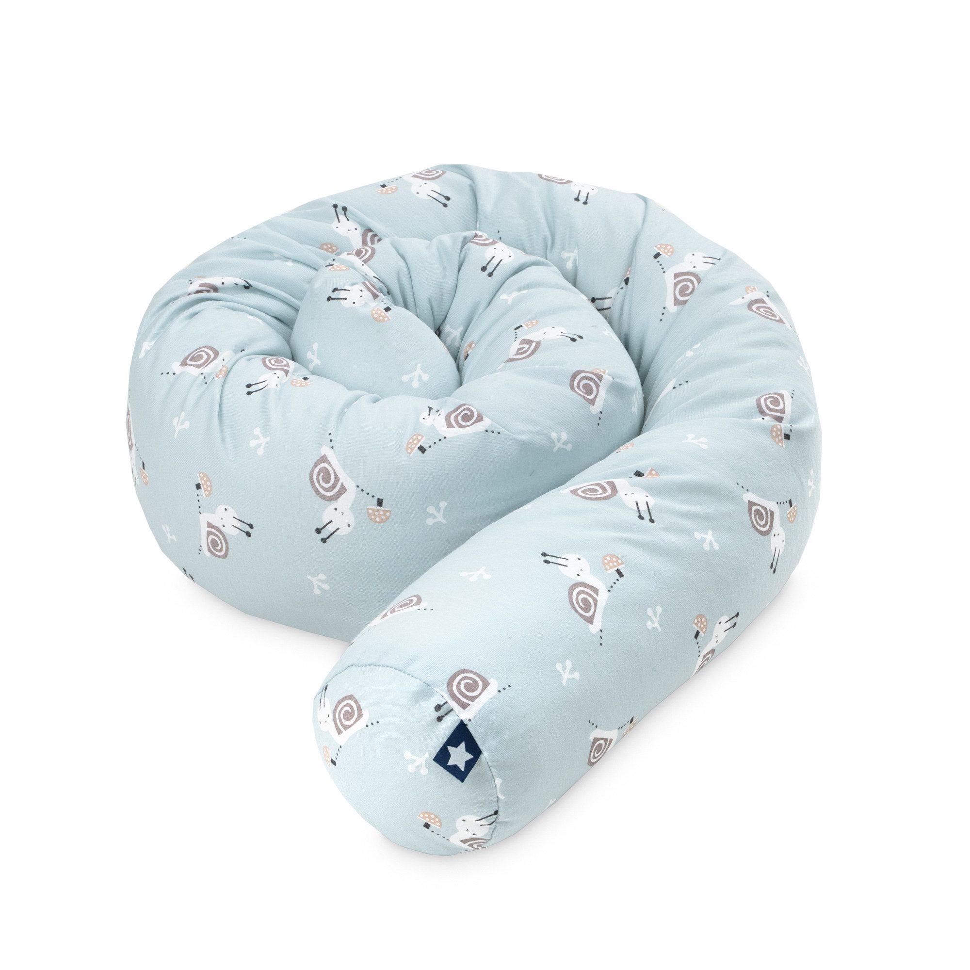 Julius Zöllner Kuschelnest Schnecke Bettschlange Jersey 180, (1-tlg), Babynestchen