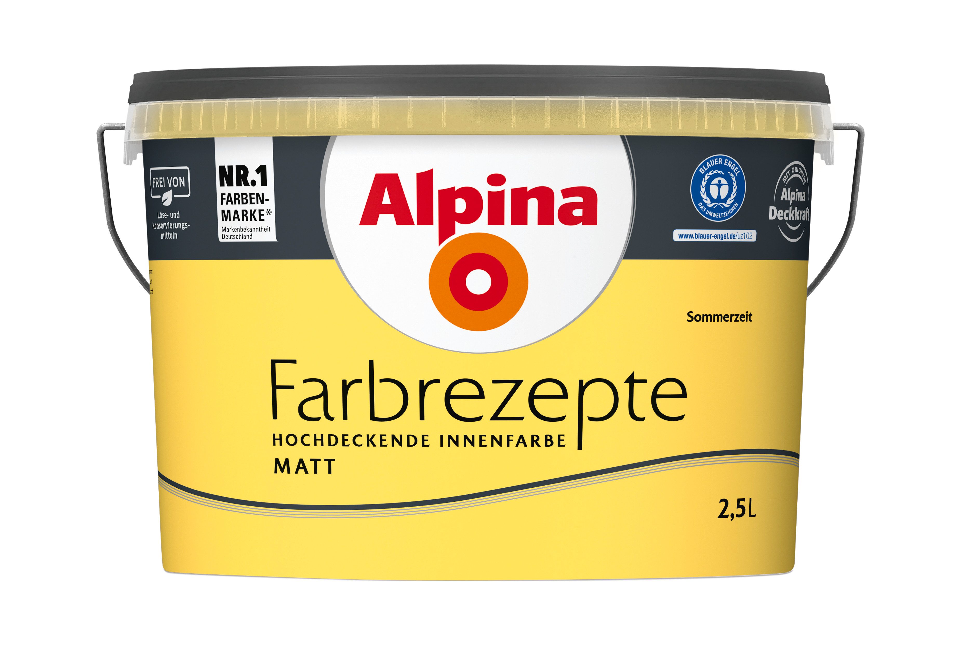 Alpina Wandfarbe Alpina Farbrezepte: einfach inspiriert - Gelb- & Blautöne