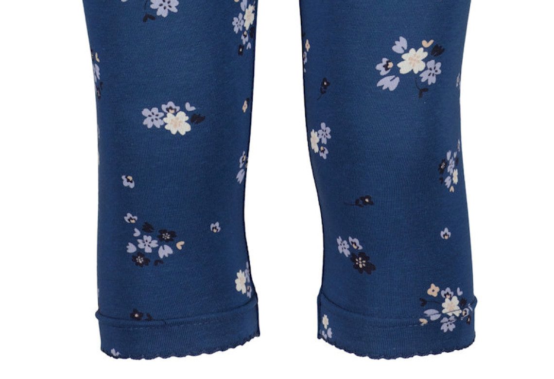 Blue Seven Caprileggings Blue Seven Capri Leggings Blümchen blau (1-tlg)