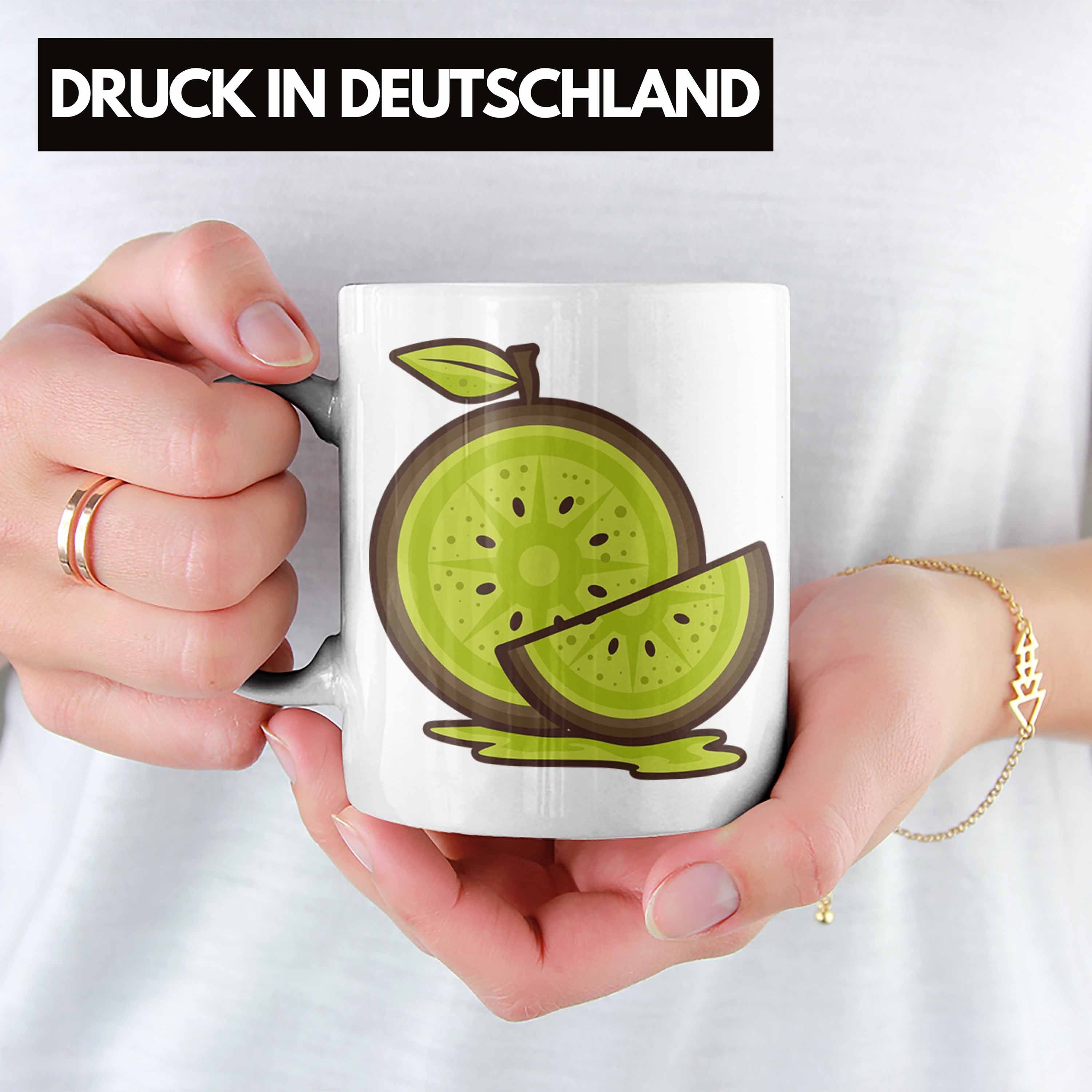 mit Tasse Geschenk Spruch Tasse Trendation echte Lustiges für - Kiwi Fans Weiss