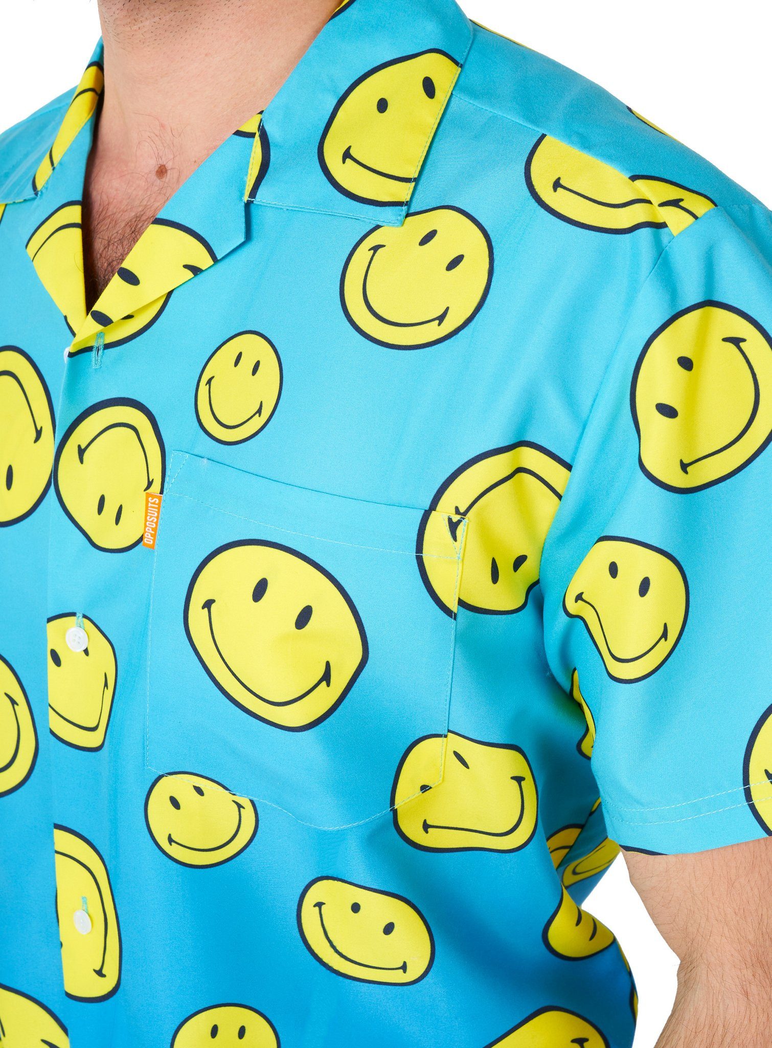Opposuits Partyanzug Smiley Summer Fade Sommer Set - Strand Outfit, Immer schön lächeln, auch wenn der Sommer schon vorbei ist!