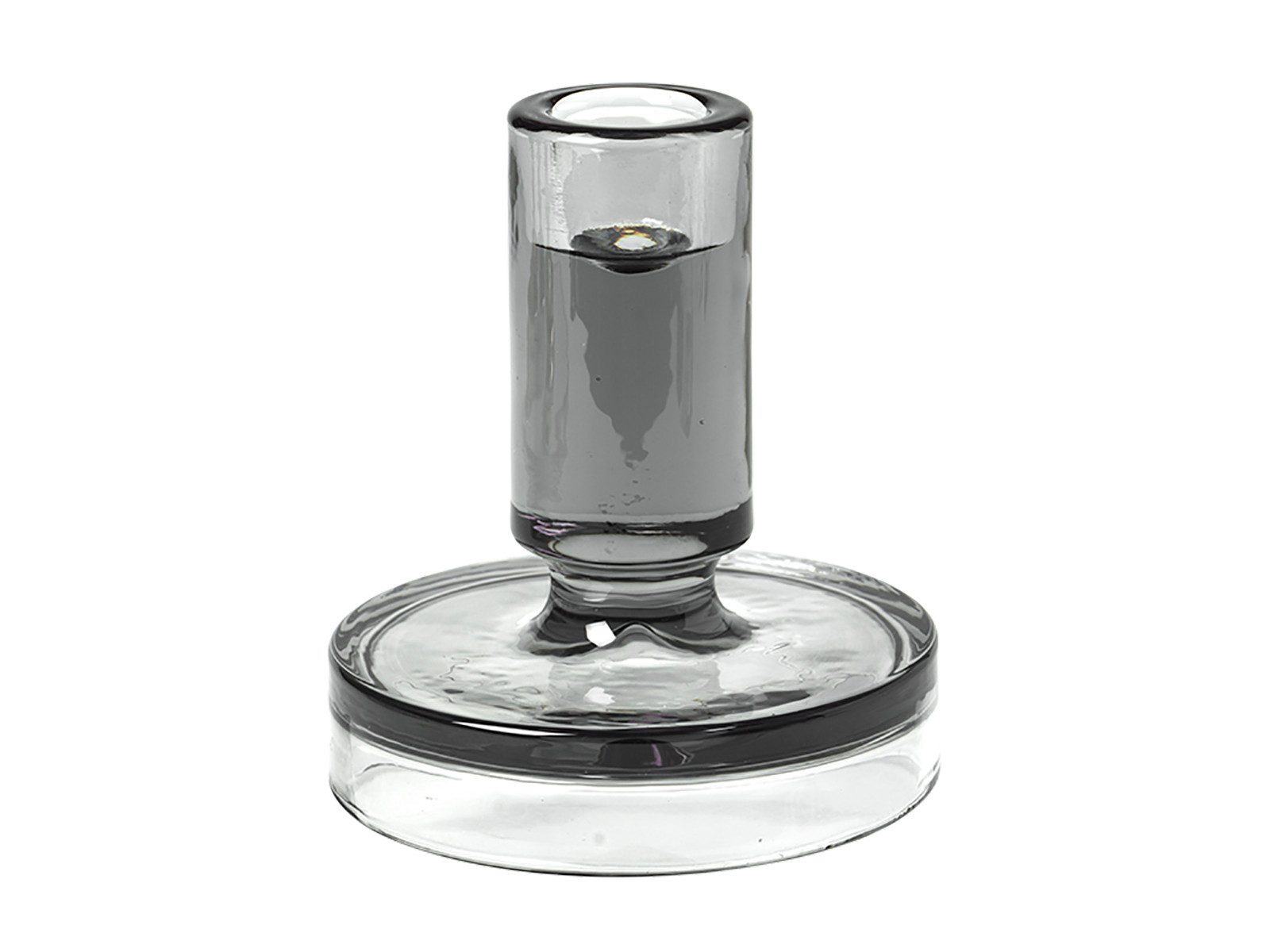 Broste Copenhagen Kerzenständer Copenhagen Petra Kerzenständer Glas Smoke G günstig online kaufen