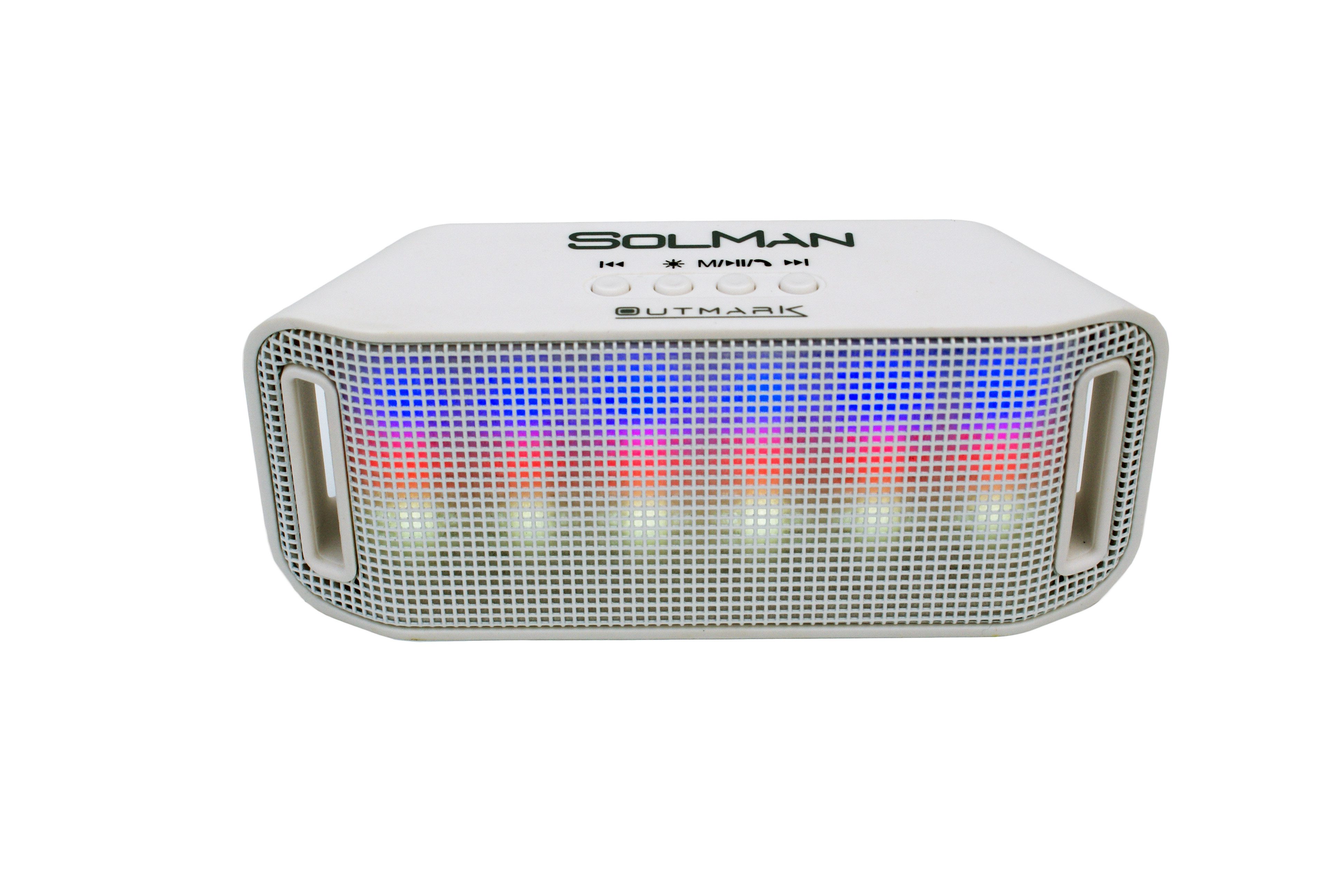 OUTMARK SOLMAN LED Beleuchteter BT Speaker Bluetooth-Lautsprecher