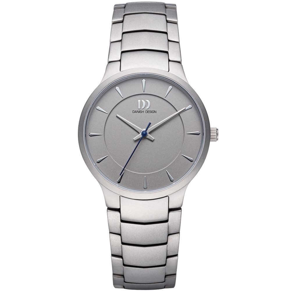 Danish Design Titanuhr DANISH DESIGN Damen Armbanduhr BOGÖ IV64Q1275 grau D. 32 mm Titanband