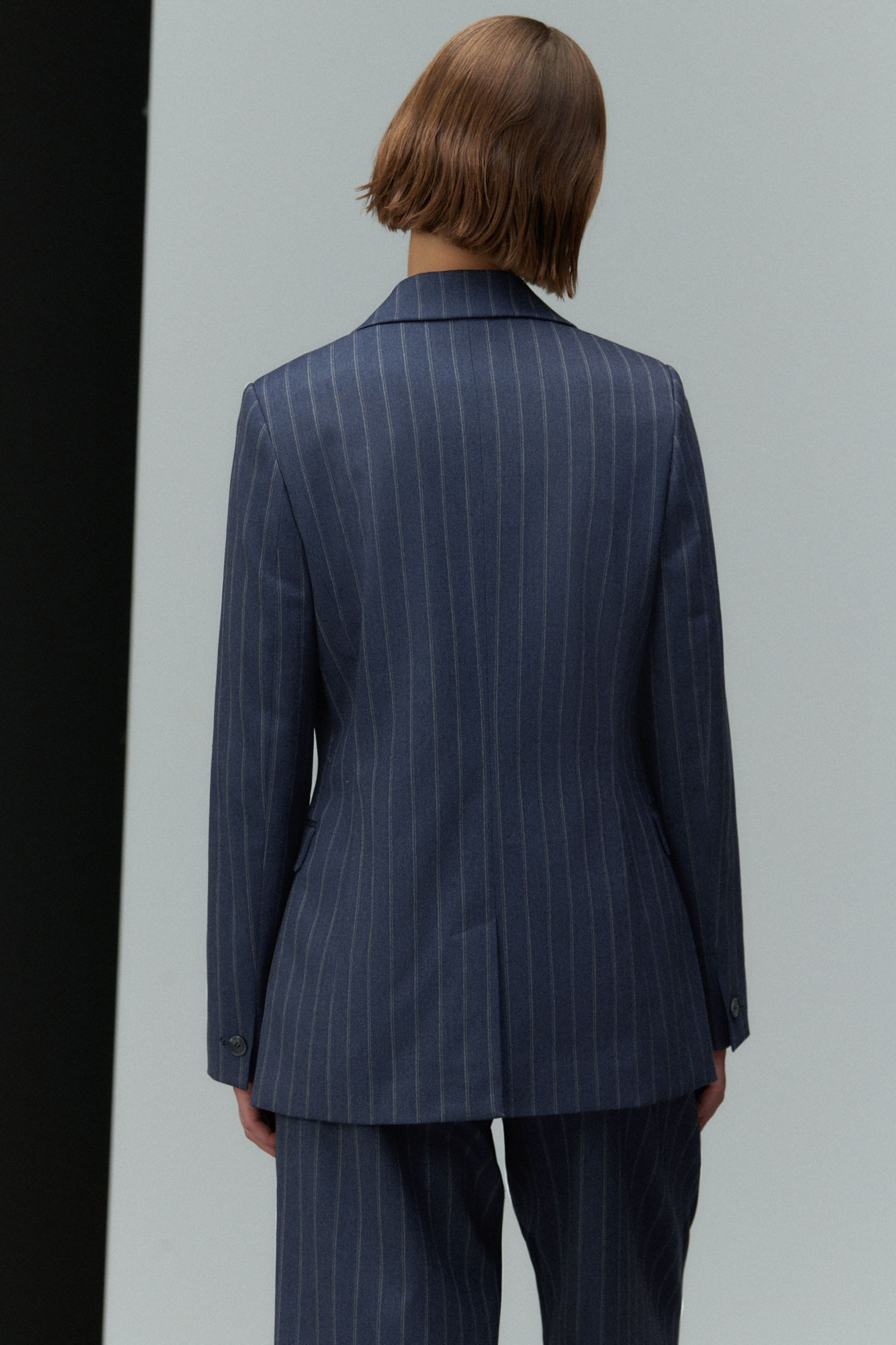 Next Jackenblazer Einreihiger Blazer mit Nadelstreifen (1-tlg) günstig online kaufen