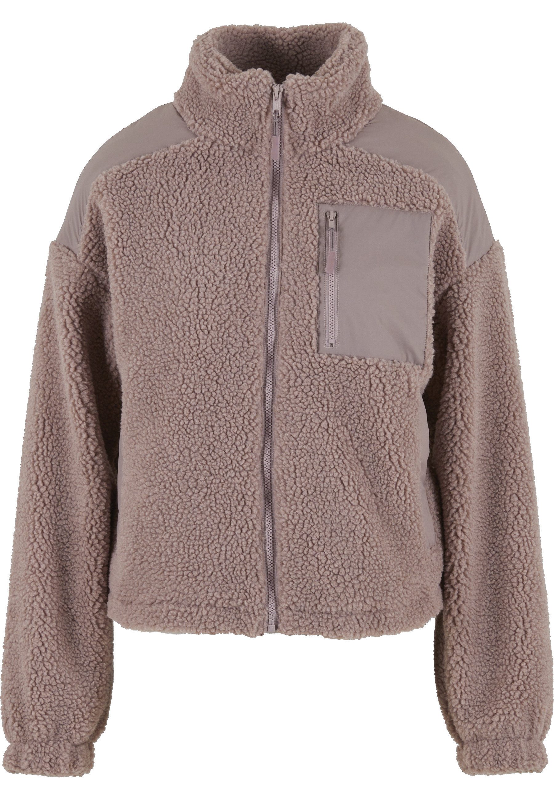 URBAN CLASSICS Winterjacke Urban Classics Damen Ladies Sherpa Mix Jacket (1-St)