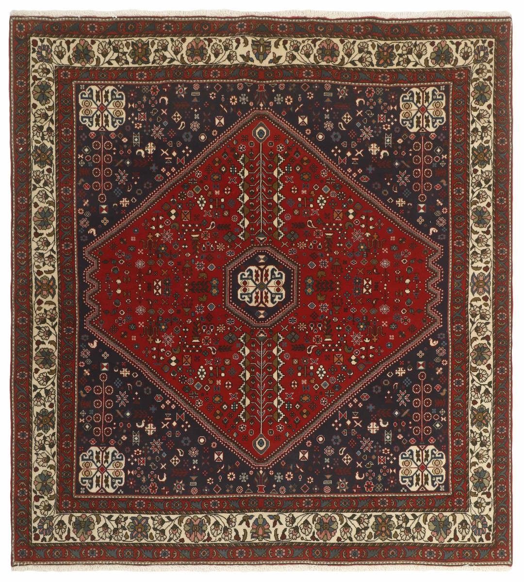 Orientteppich Abadeh 207x221 Handgeknüpfter Orientteppich / Perserteppich, Nain Trading, rechteckig, Höhe: 8 mm