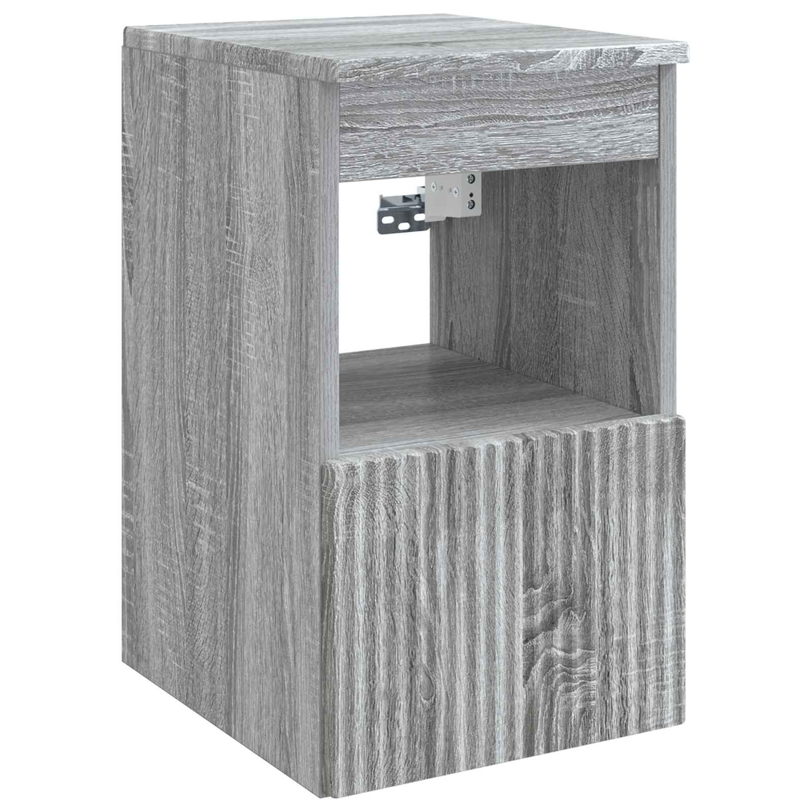 Badezimmerspiegelschrank Badezimmerschrank Grau Sonoma 30 x 35 x 50 cm Holzwerkstoff