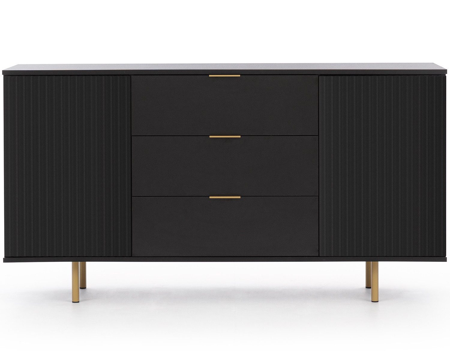 Marmex Möbel Kommode NUBIA 02 Moderne Kommode mit Schubladen und Schranktüren