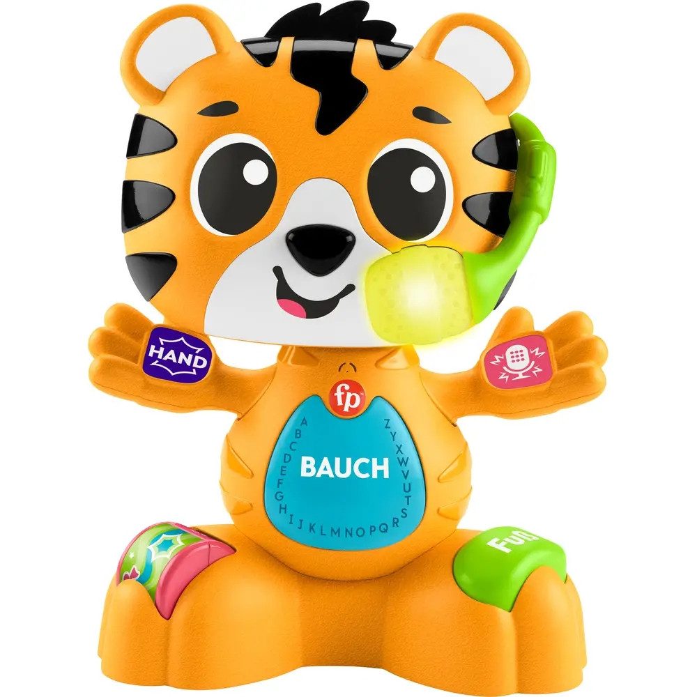 Mattel® Greifspielzeug Fisher-Price Beat Bande Lern & Tanz Tiger Justin (D)
