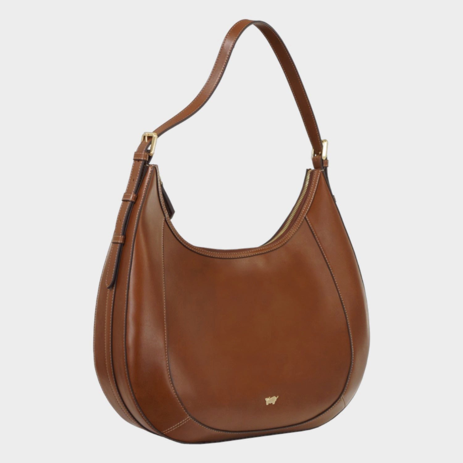 Braun Büffel Handtasche ALICE Hobo Bag M cognac