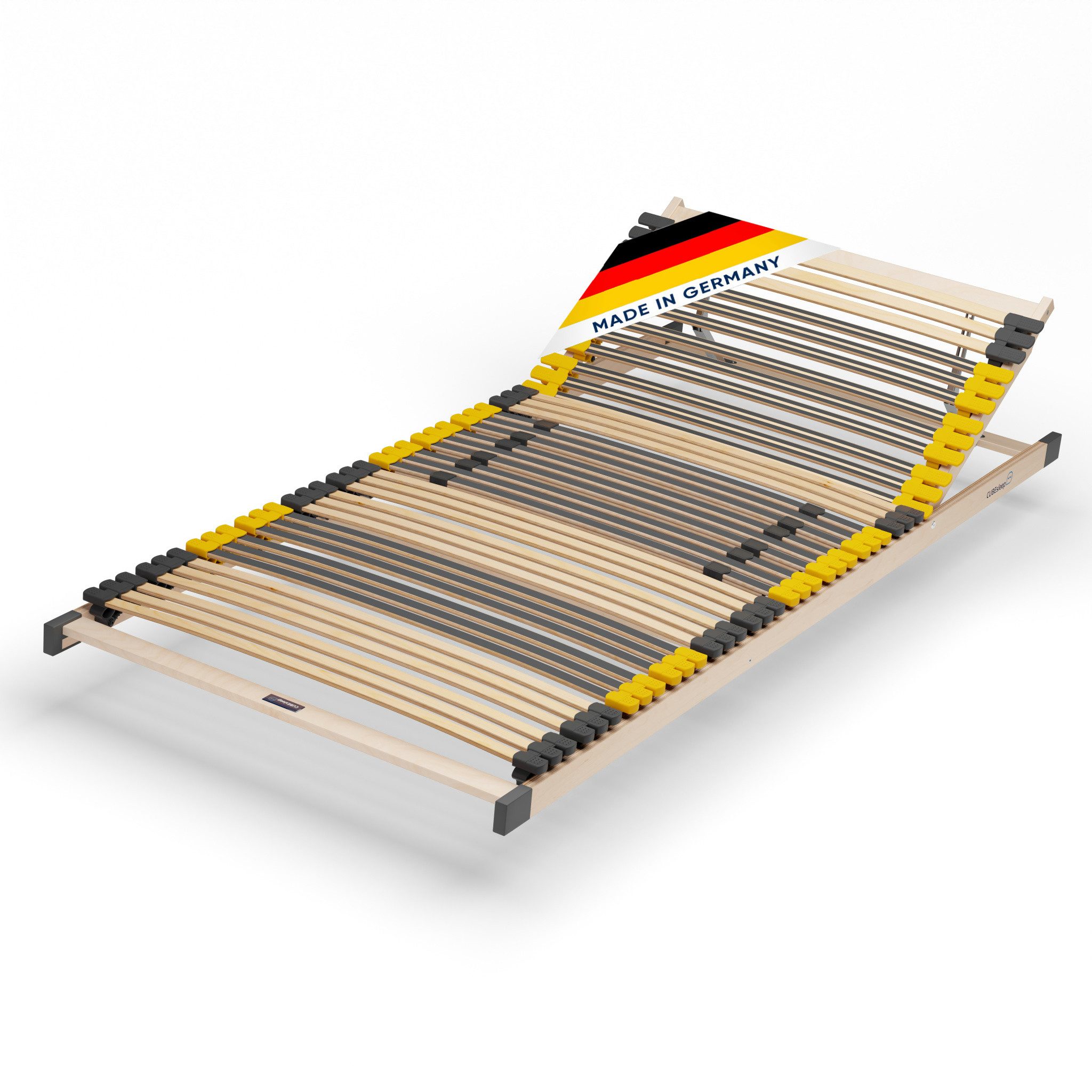 Lattenrost Ergo Spezial, CUBEsleep, Kopfteil verstellbar, 7 Zonen, Härteregulierung, fertig montiert, 10 Jahre Garantie