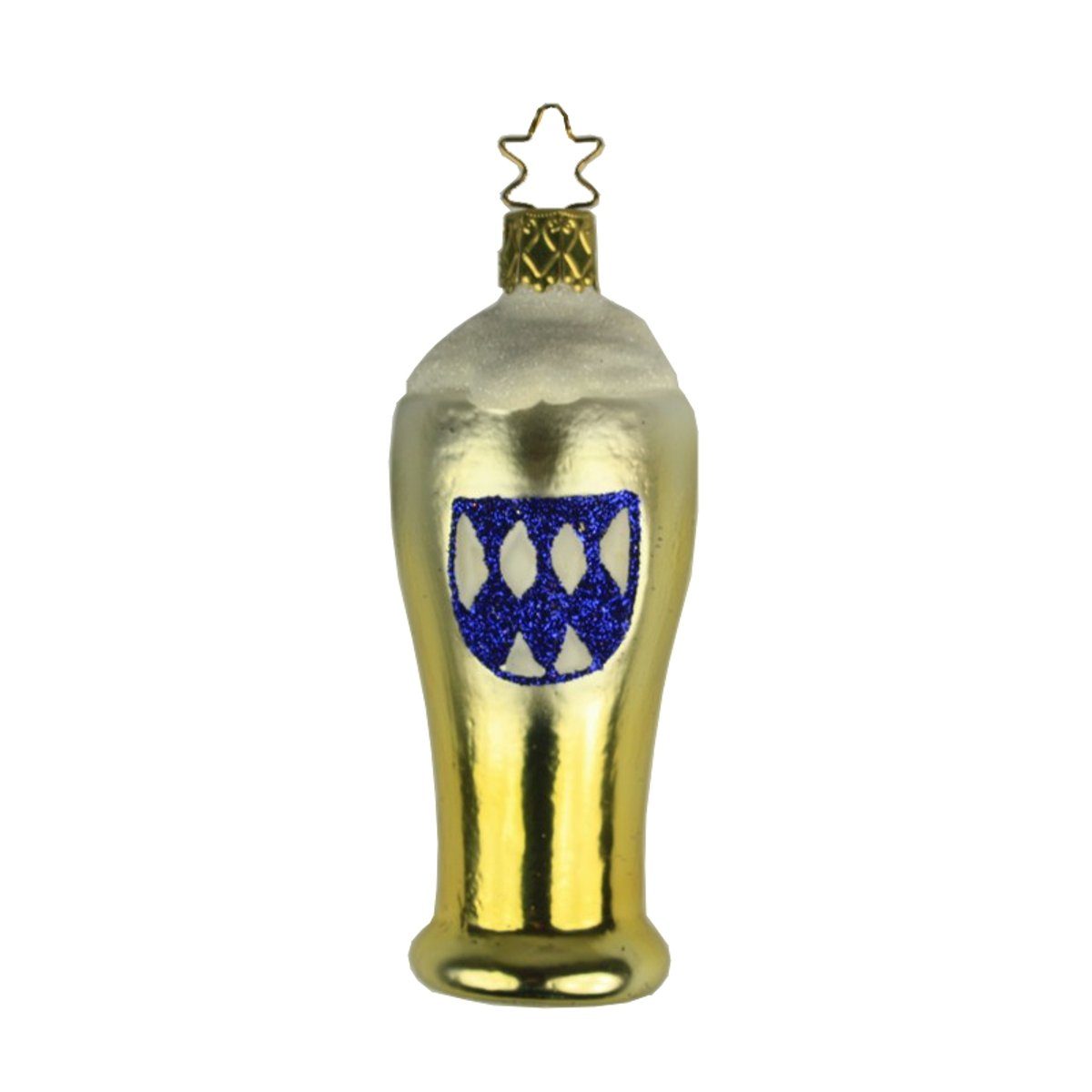 Christbaumschmuck INGE-GLAS Weihnachts-Hänger Weißbierglas