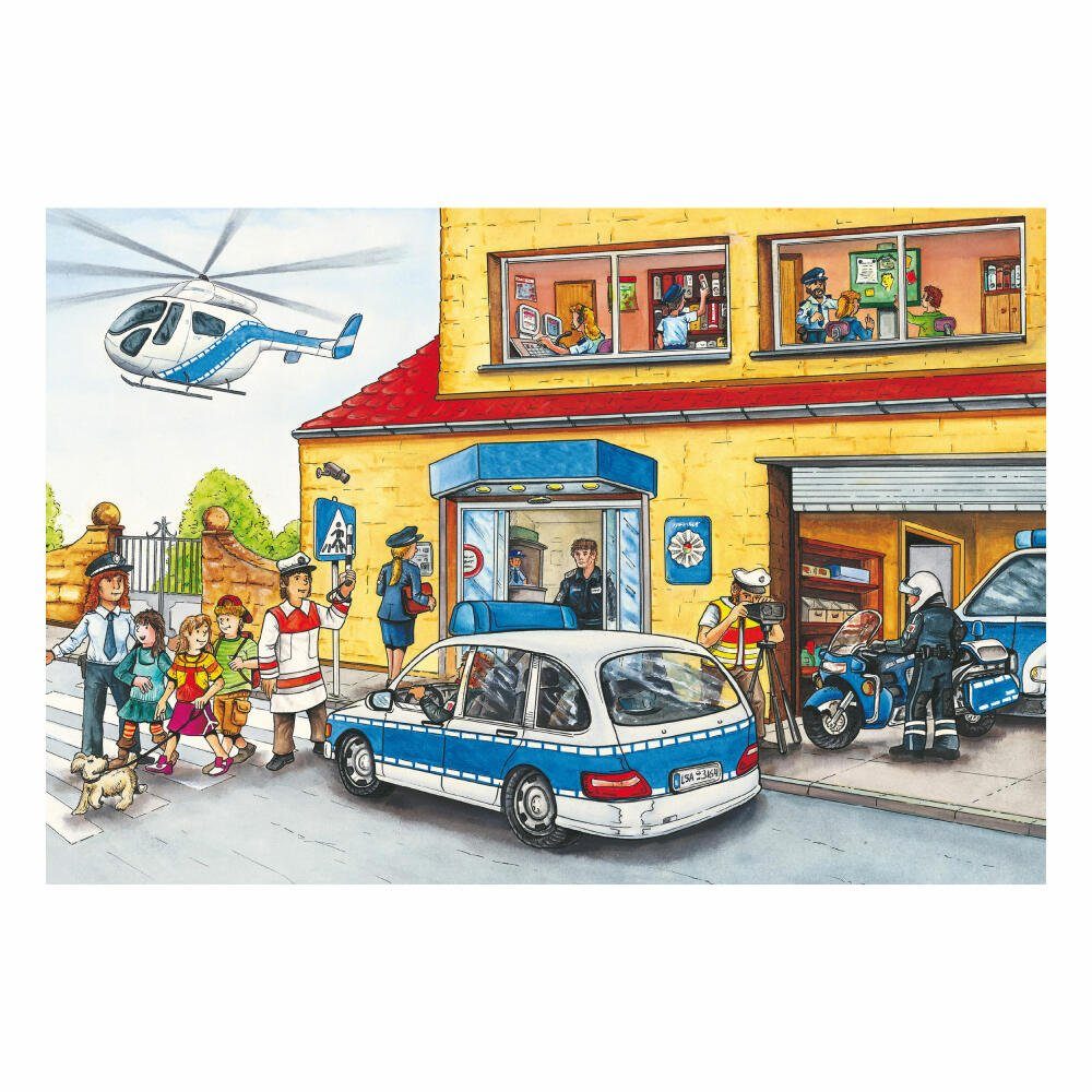 Teile, und Feuerwehr 3x24 Polizei Schmidt Rettungskräfte Spiele Puzzleteile 72 Puzzle