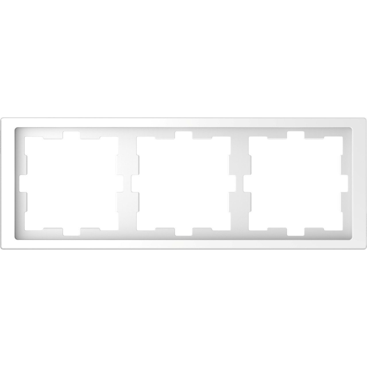 merten Abdeckrahmen Merten Abdeckrahmen 3fach Serie D-Life, Lotosweiß, PP