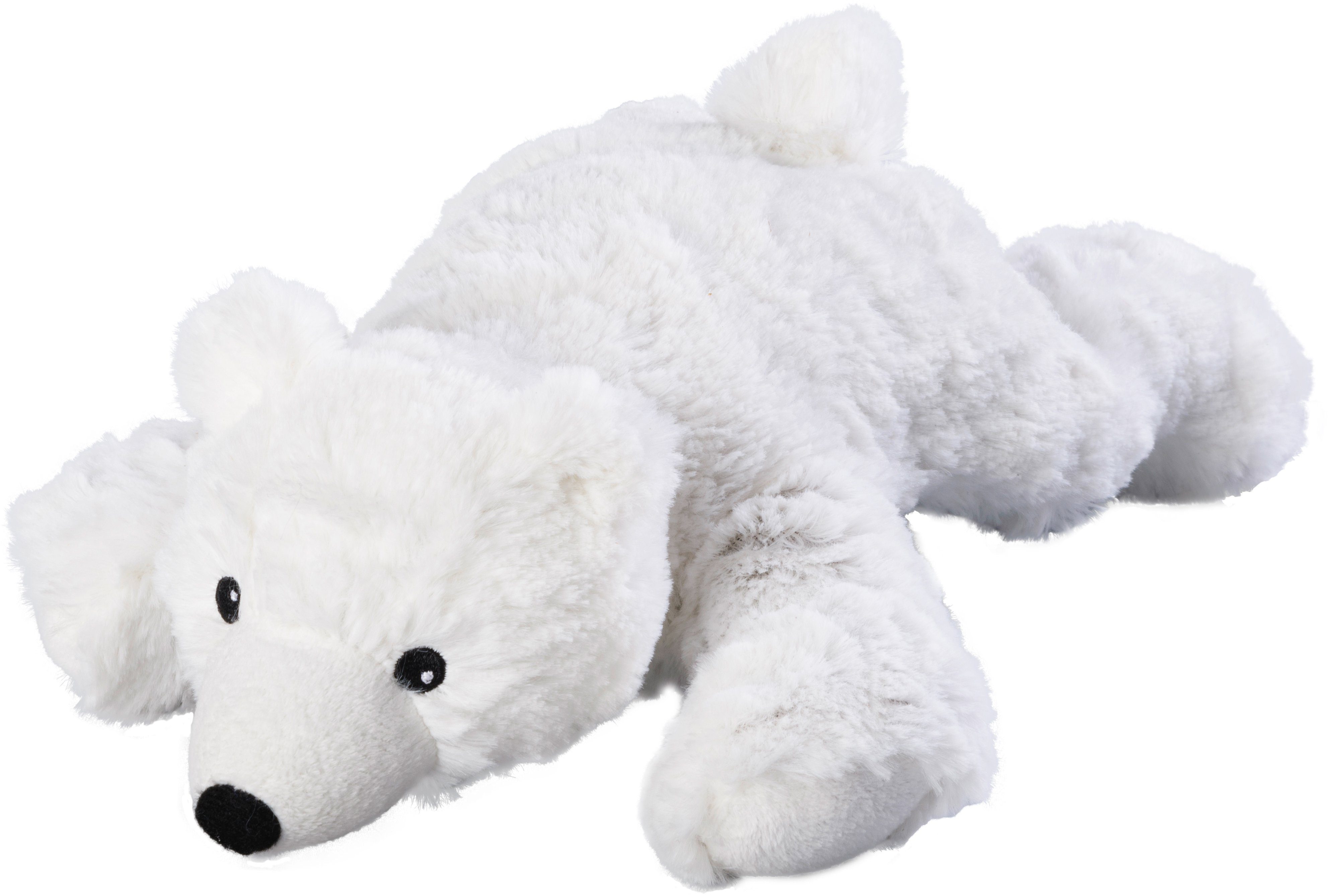 Warmies® Wärmekissen Eisbär, für die Mikrowelle und den Backofen | Kinder-Körnerkissen