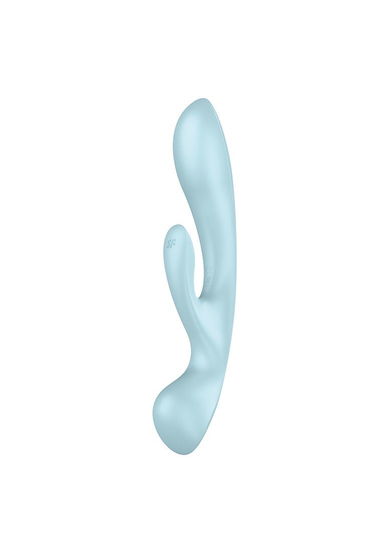 blau Triple Blue, Oh Satisfyer Satisfyer Rabbit-Vibrator wasserdicht