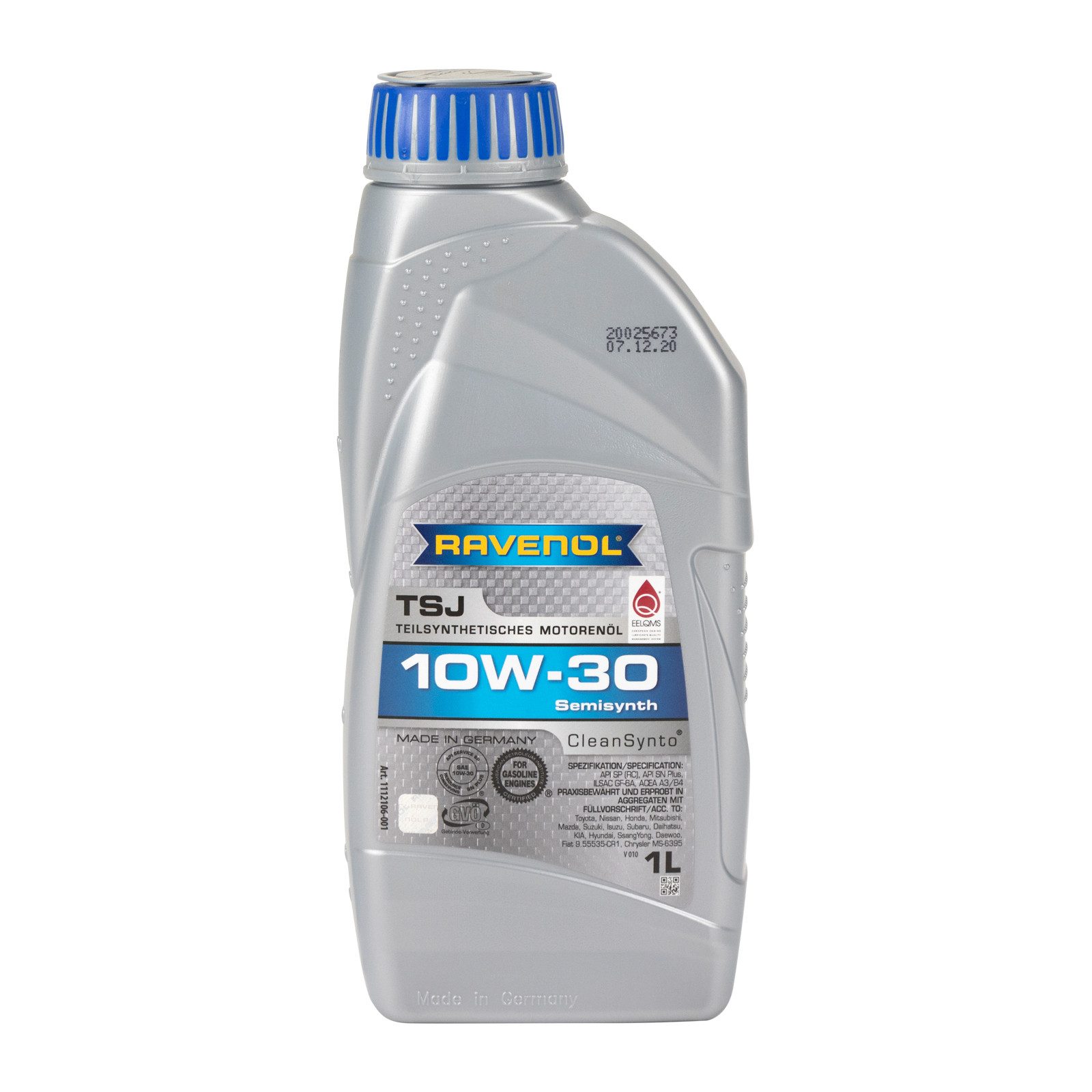 Ravenol Motoröl Ravenol Leichtlauföl TSJ Motoröl Öl SAE 10W30 1L ILSAC GF4 ACEA A3/B3