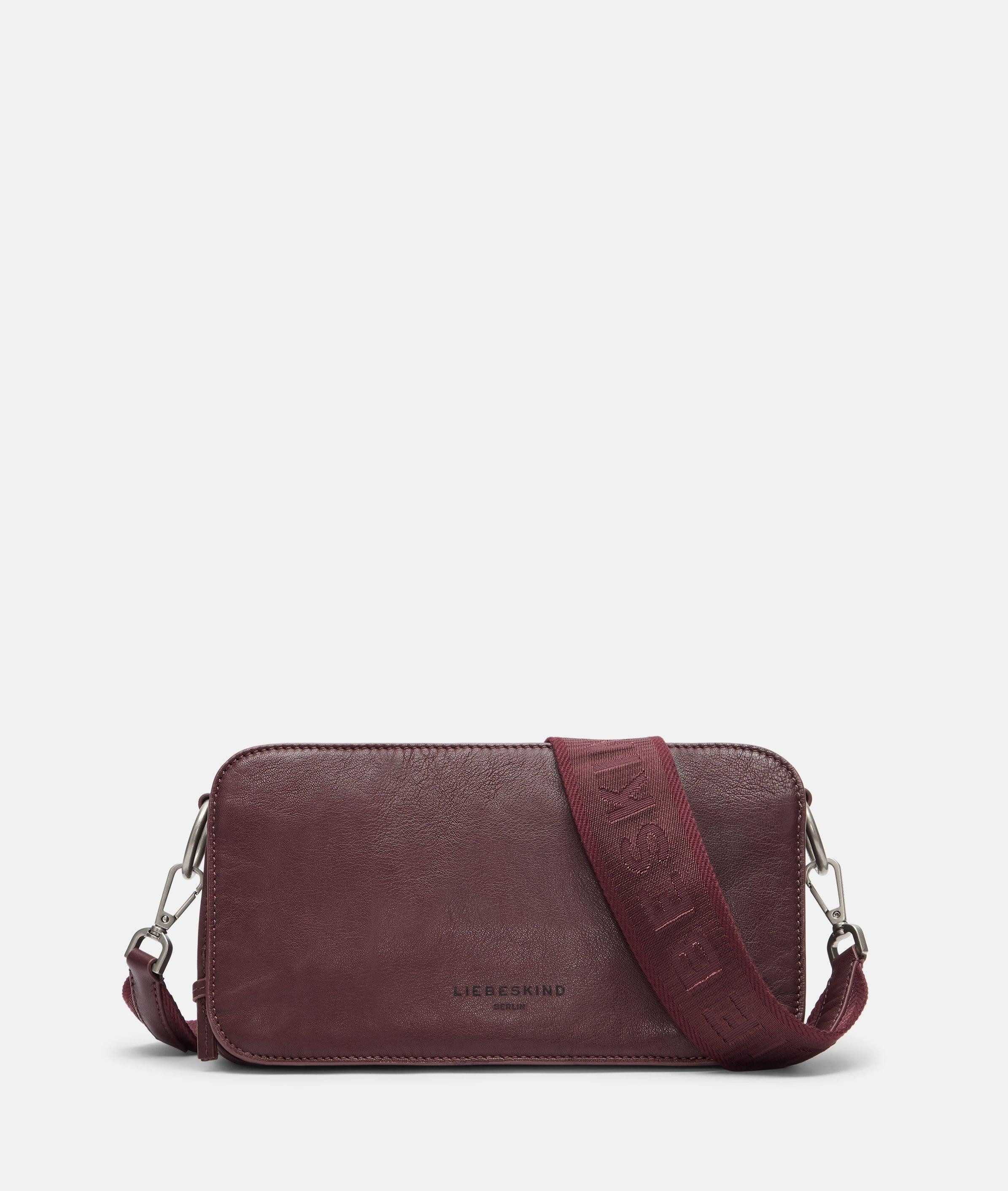 Liebeskind Berlin Umhängetasche Crossbody, Geräumige Umhängetasche aus Schafsleder