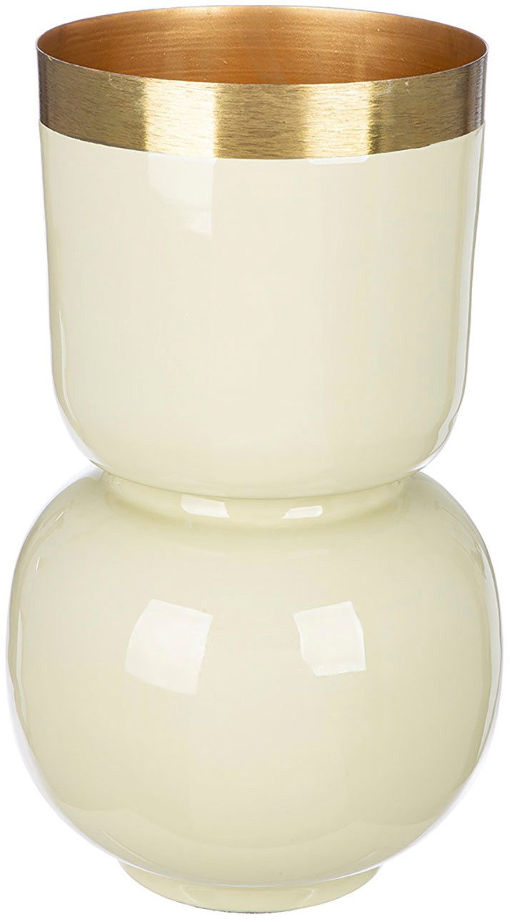 GILDE Tischvase Vase Roro mit Goldrand (1 St)