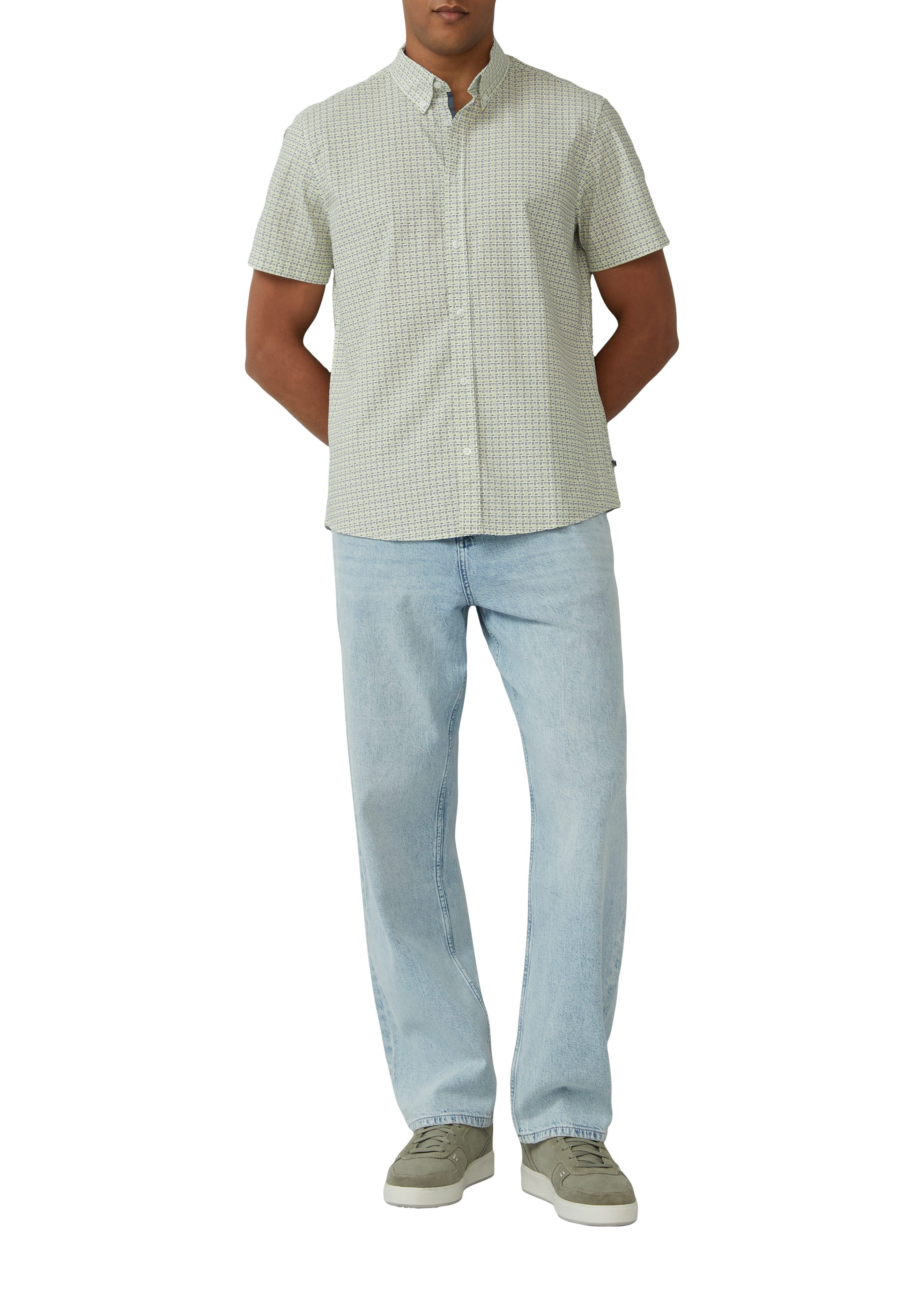 s.Oliver Kurzarmhemd mit Karo Muster günstig online kaufen