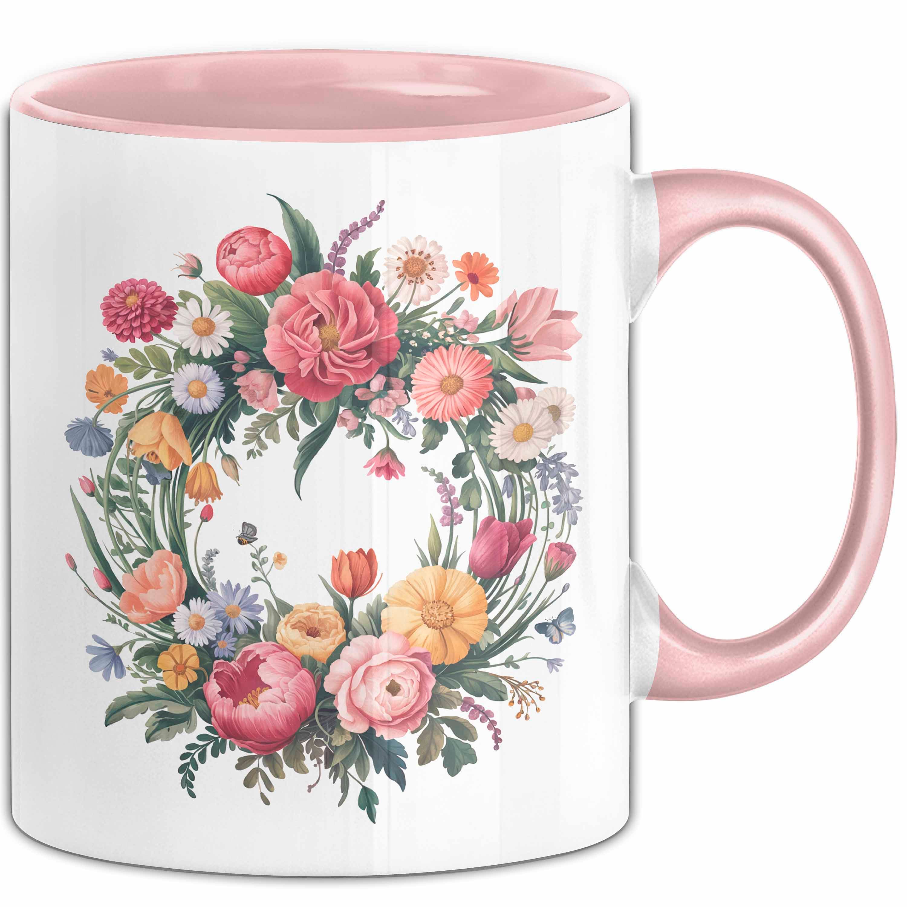 Trendation Tasse Florist Tasse Geschenkidee für Blumenliebhaber Spruch