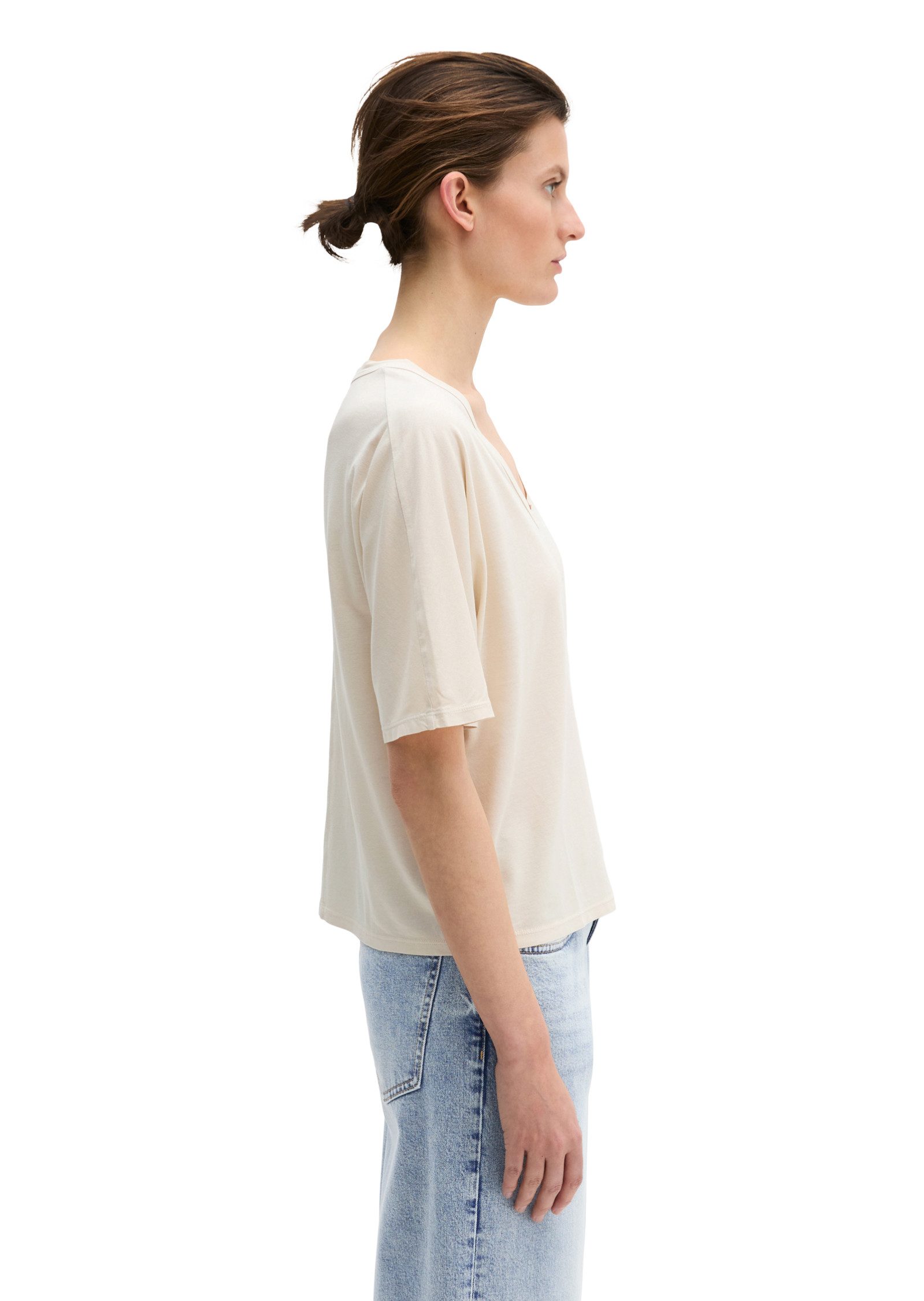 Marc O'Polo T-Shirt mit angeschnittenen Ärmeln – Bild 2 von 5