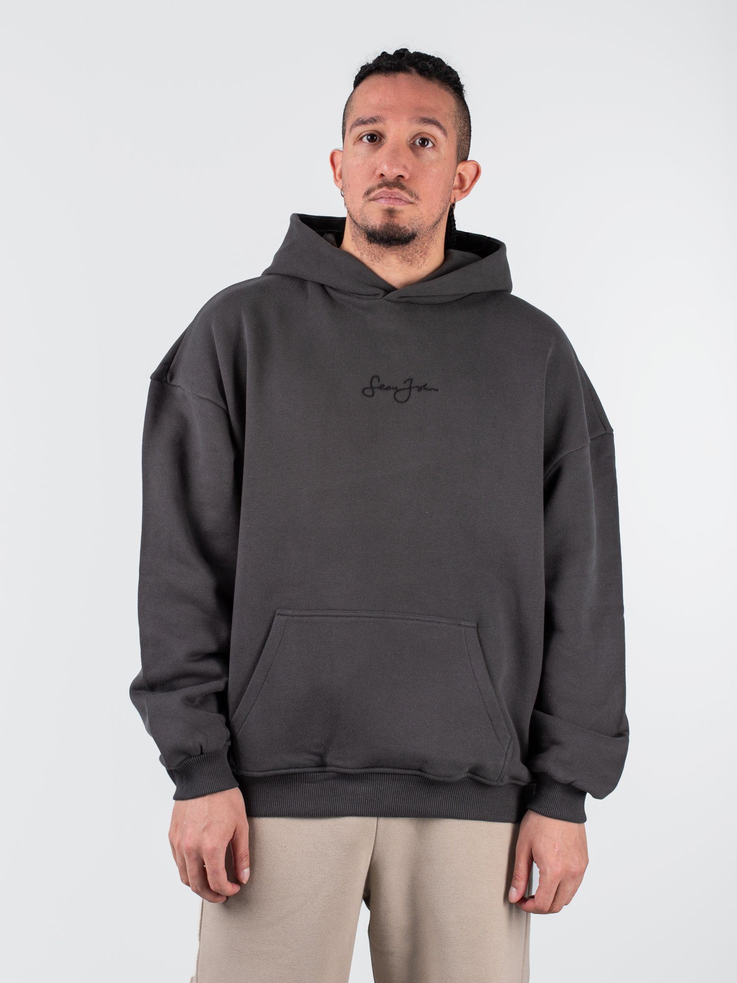 Sean John Hoodie Sean John Script Logo Backprint Peached Hoodie