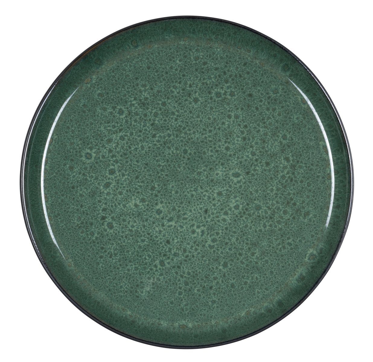 Bitz Speiseteller Speiseteller black / green 27 cm, Speiseteller Gastro 27 cm Schwarz/Grün