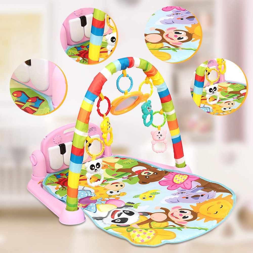 JEOBEST Spielbogen Baby Musik-Spieldecke/Babydecke mit Spielbogen/Lernspiel günstig online kaufen