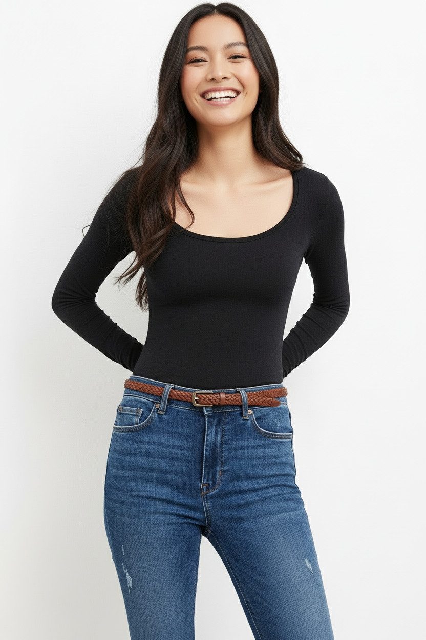 BOSS ORANGE Langarmshirt Edeline Premium Damenmode günstig online kaufen