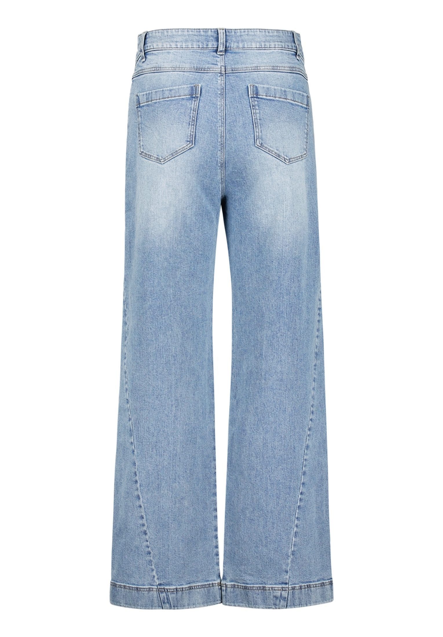 Cartoon Stretch-Jeans Damen mit Waschung