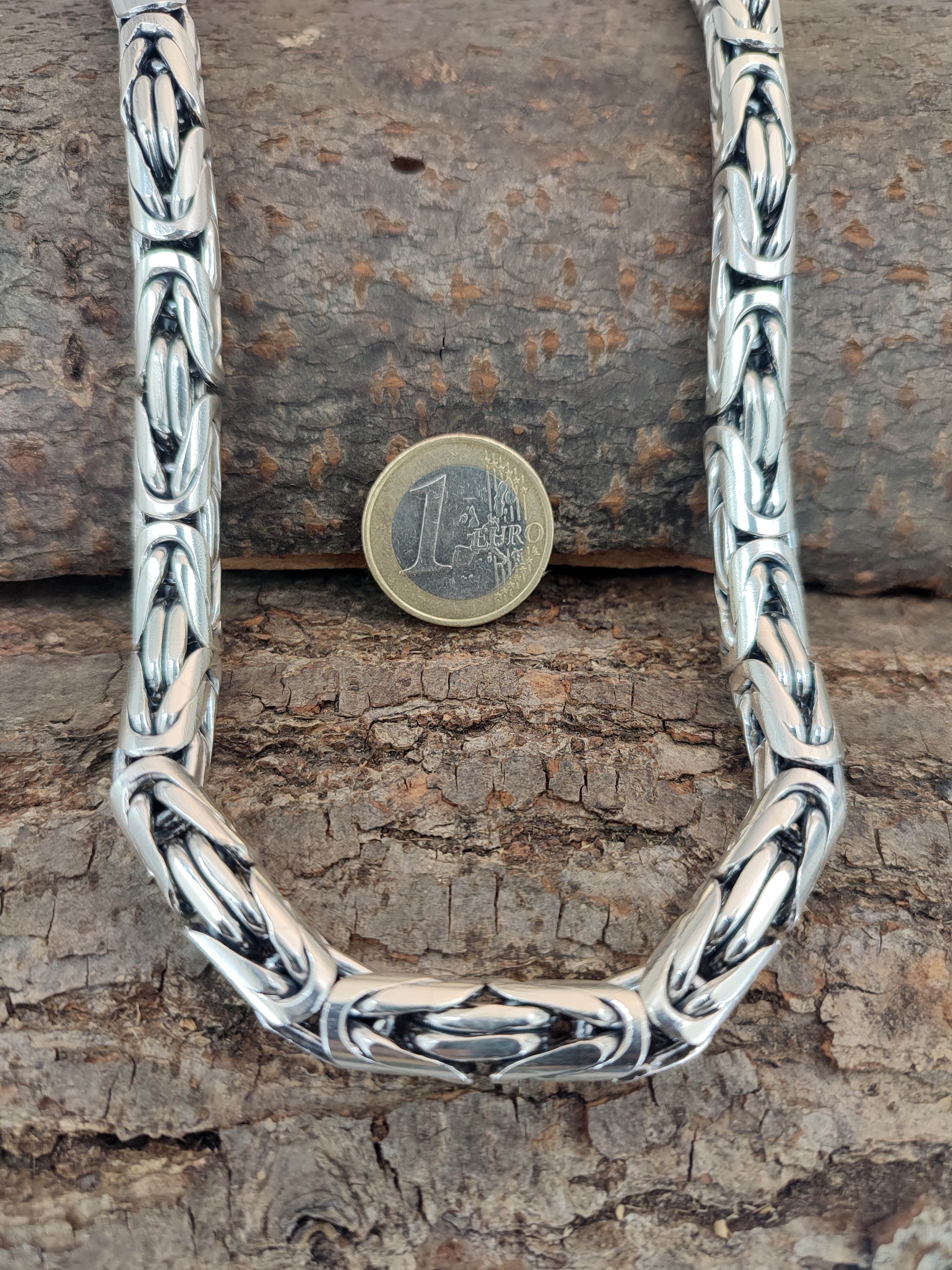 Königskette Königskette - of mm 9 Silber Leather Kiss