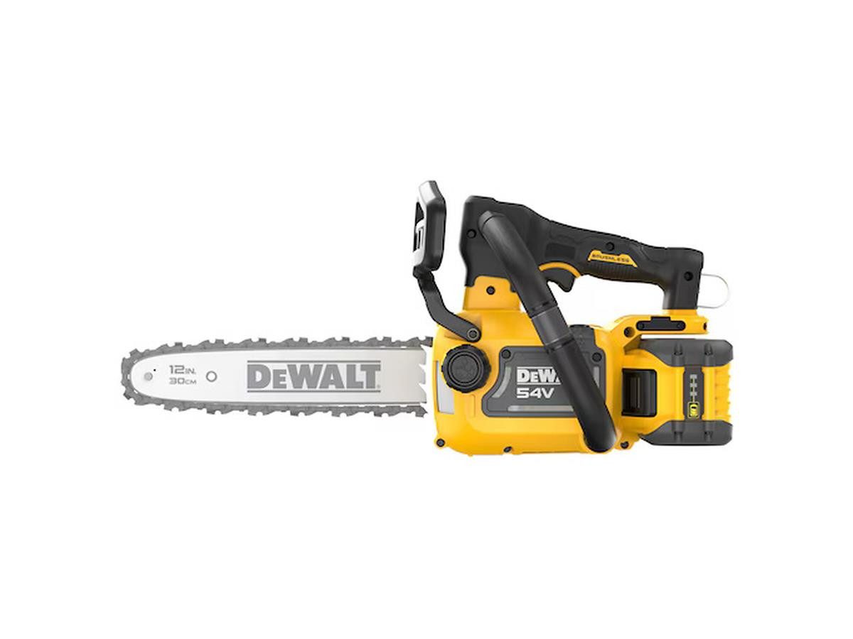 DeWalt Akku-Kettensäge DCMCST632X1-QW, 30 cm Schwertlänge, Set, Max. Schnittlänge 25cm, inkl. 54 V Akku und System-Schnellladegerät