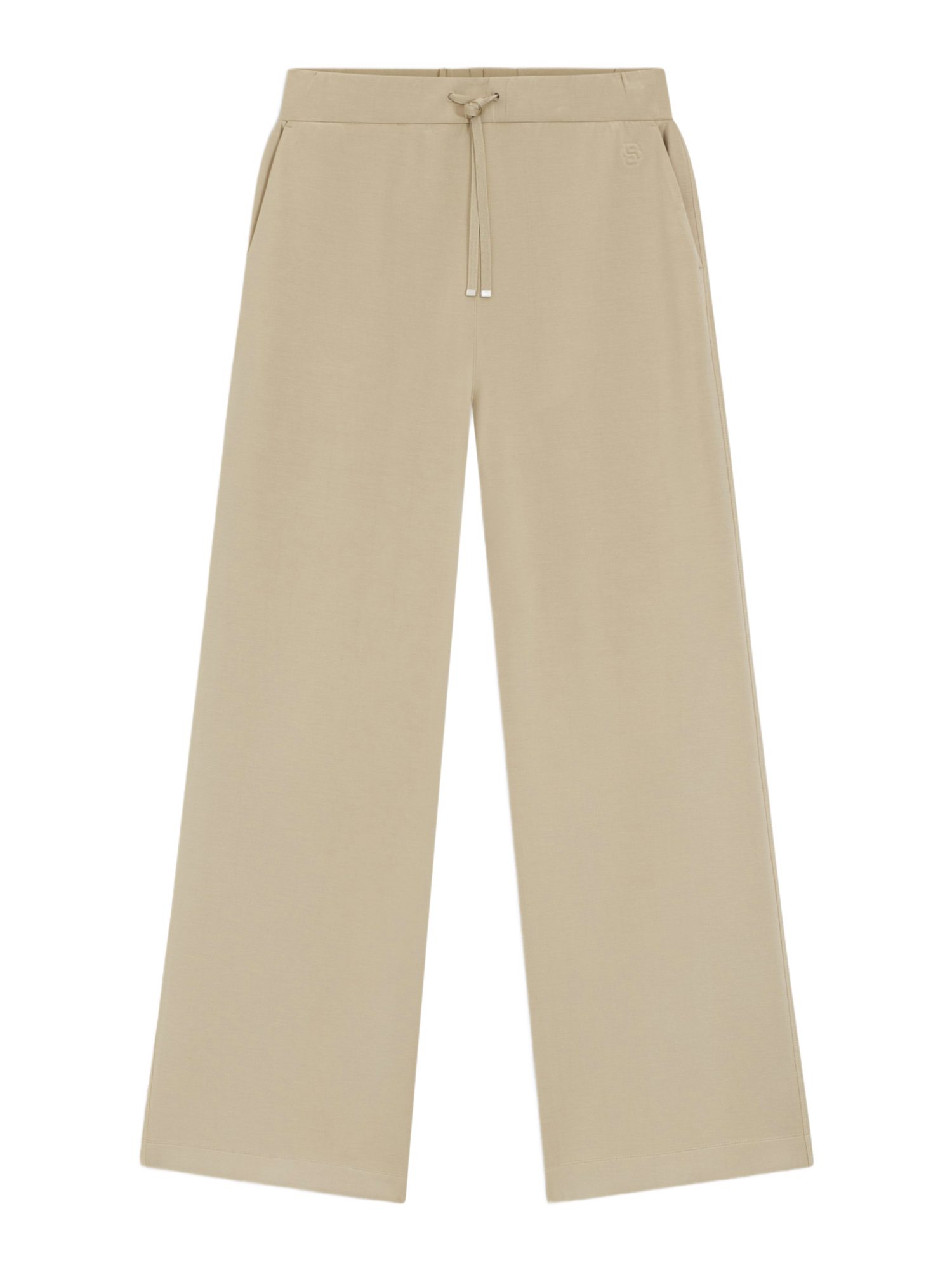 BOSS Jerseyhose BOSS Women Black natur,Casual,Polyester,Unifarben,Gerade,Mittel