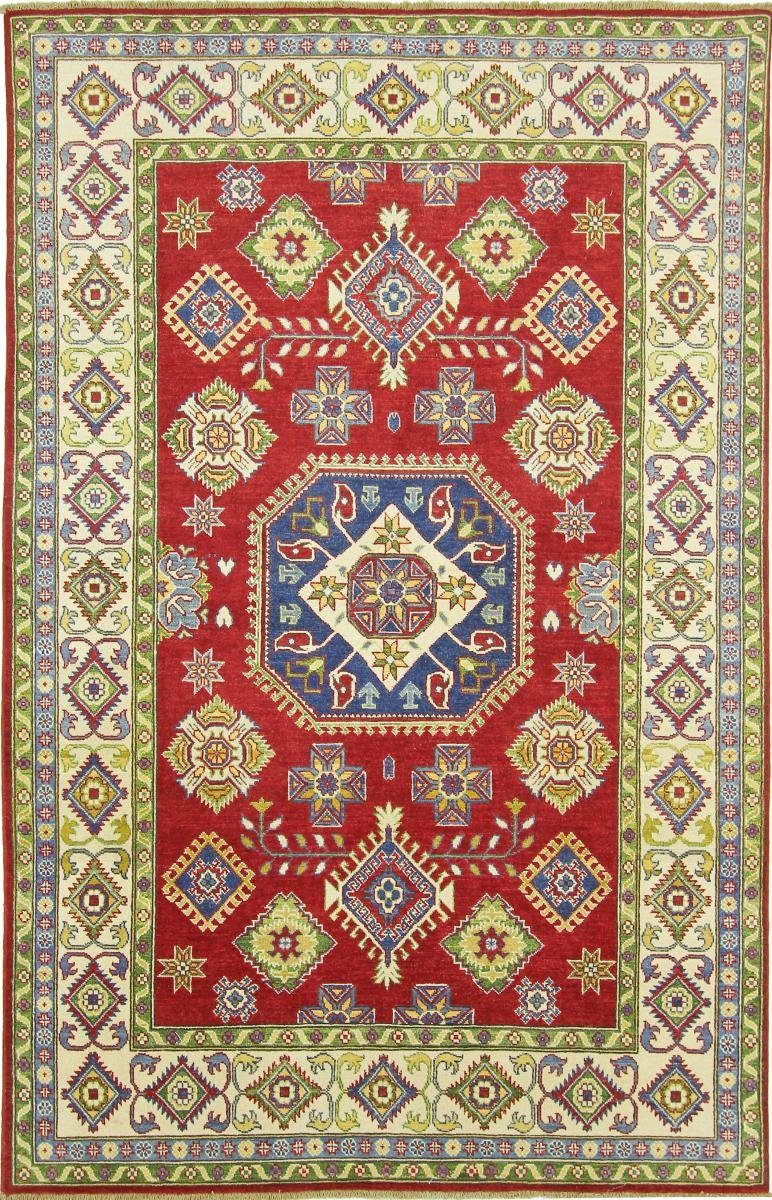 Orientteppich Kazak 177x276 Handgeknüpfter Orientteppich, Nain Trading, rechteckig, Höhe: 5 mm