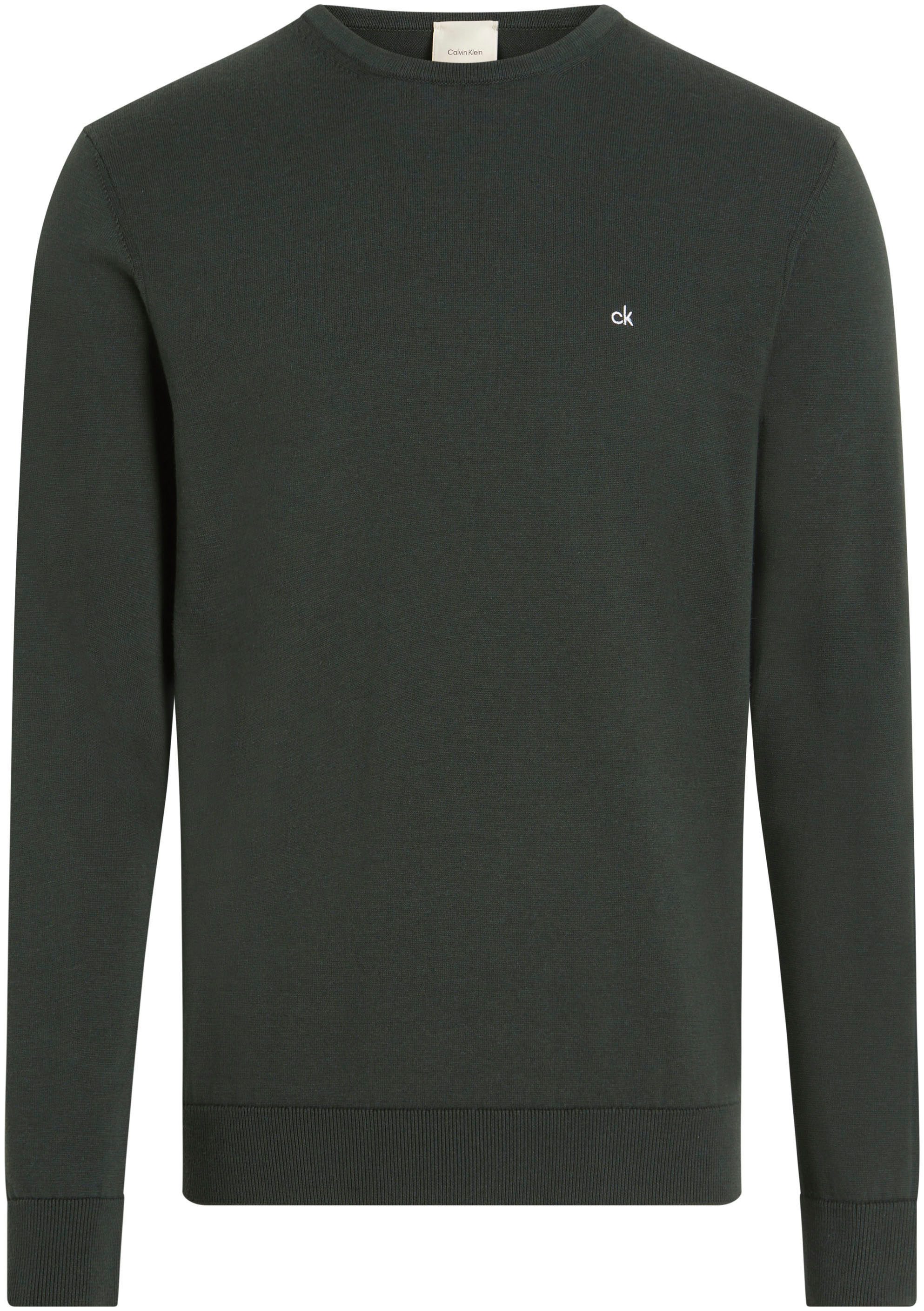 Calvin Klein Rundhalspullover COTTON SILK BLEND günstig online kaufen