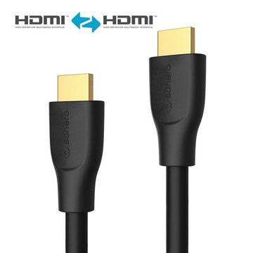 sonero sonero X-PHC010-020 Premium Zertifiziertes High Speed HDMI Kabel mit HDMI-Kabel
