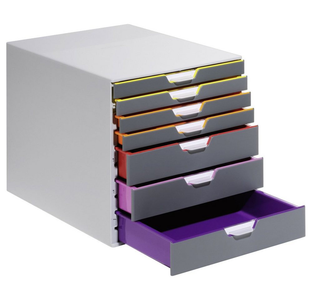 Thumbnail - DURABLE Schubladenbox Durable VARICOLOR 7 - 7607 760727 Schubladenbox Grau DIN A4, DIN C4, F