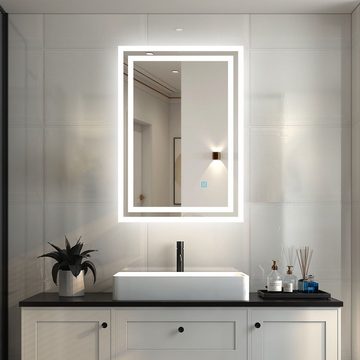 duschspa Badspiegel »50-70 cm Touch Kaltweiß«