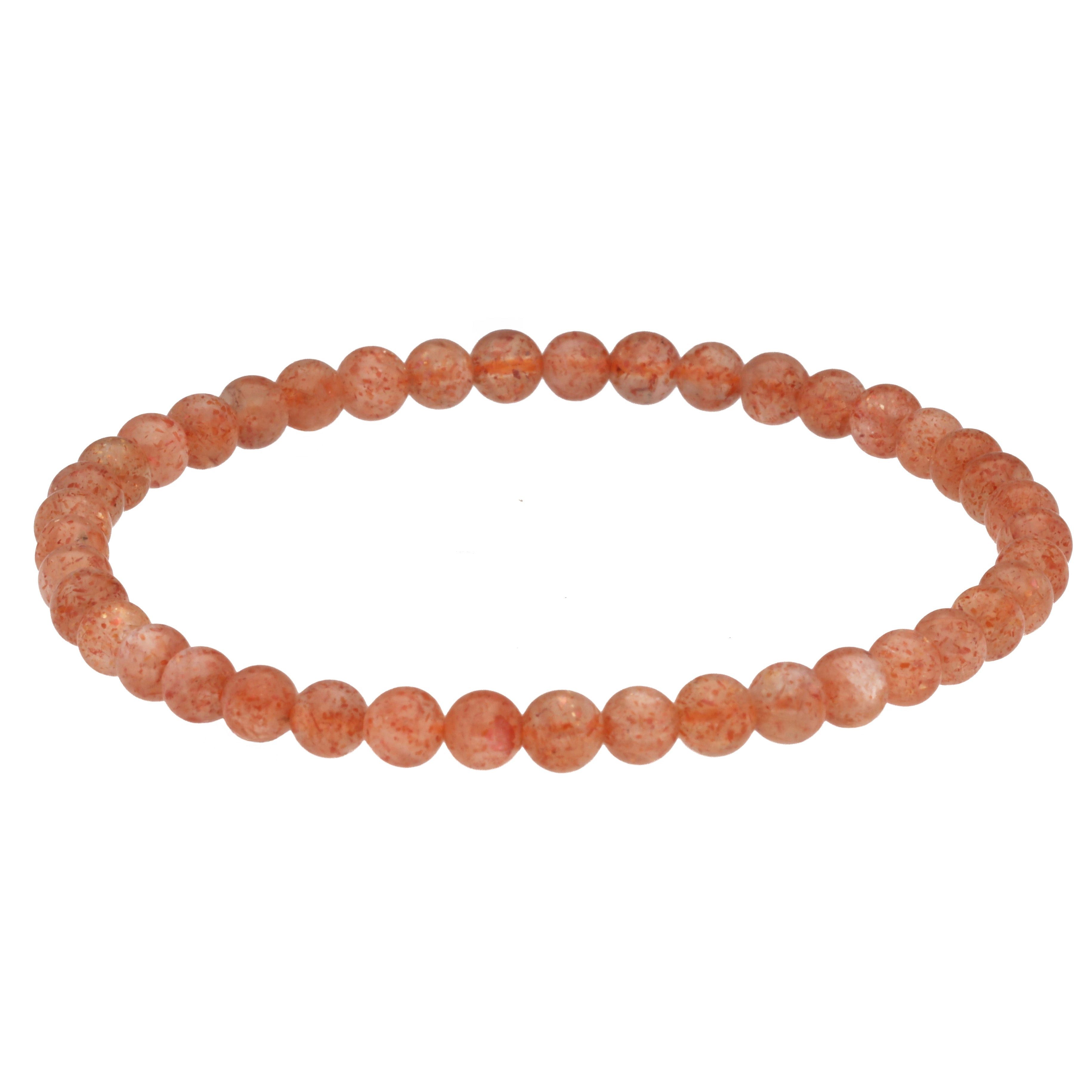 Lebensquelle Plus Armband Sonnenstein Mini-Kugelarmband, 4 mm