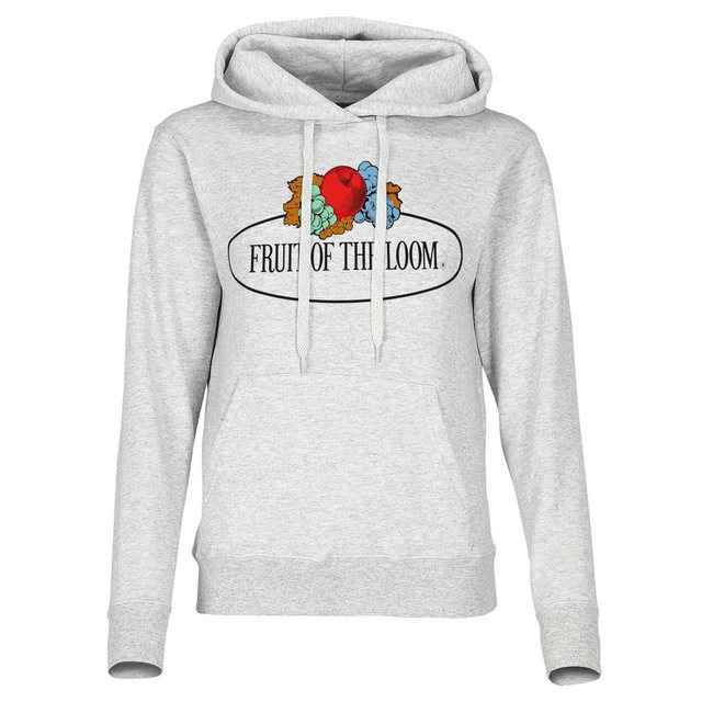 Fruit of the Loom Kapuzensweatshirt Damen Kapuzenpullover mit Vintage-Logo günstig online kaufen