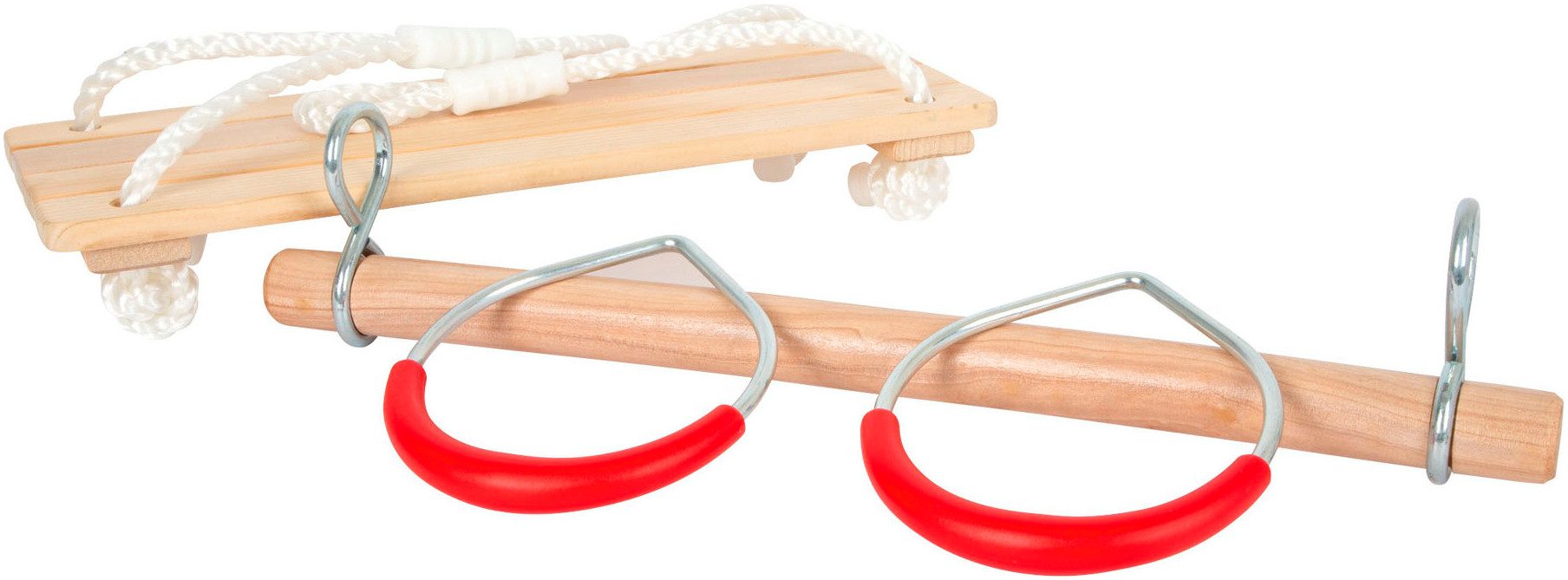 Small Foot Schaukelsitz Schaukel-Set 3 in 1, mit Trapez, Schaukel und Turnr günstig online kaufen