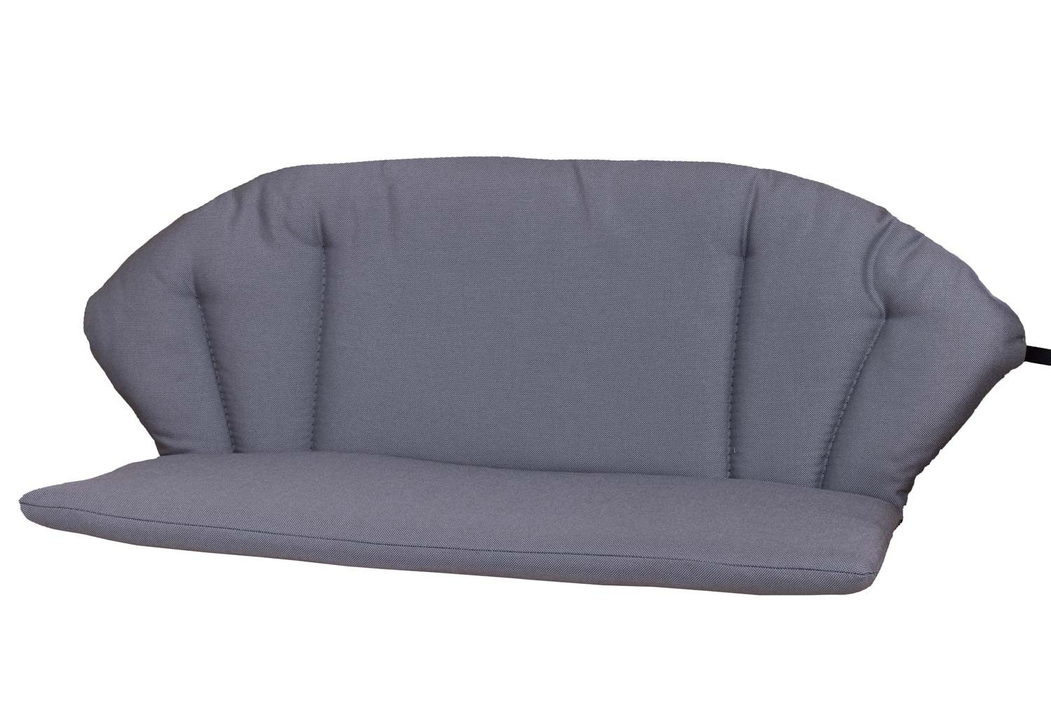 KETTtex Bankauflage für Royal Garden MWH Bank Elegance 2328 dunkelgrau wasserabweisend, (1 St), Klettband