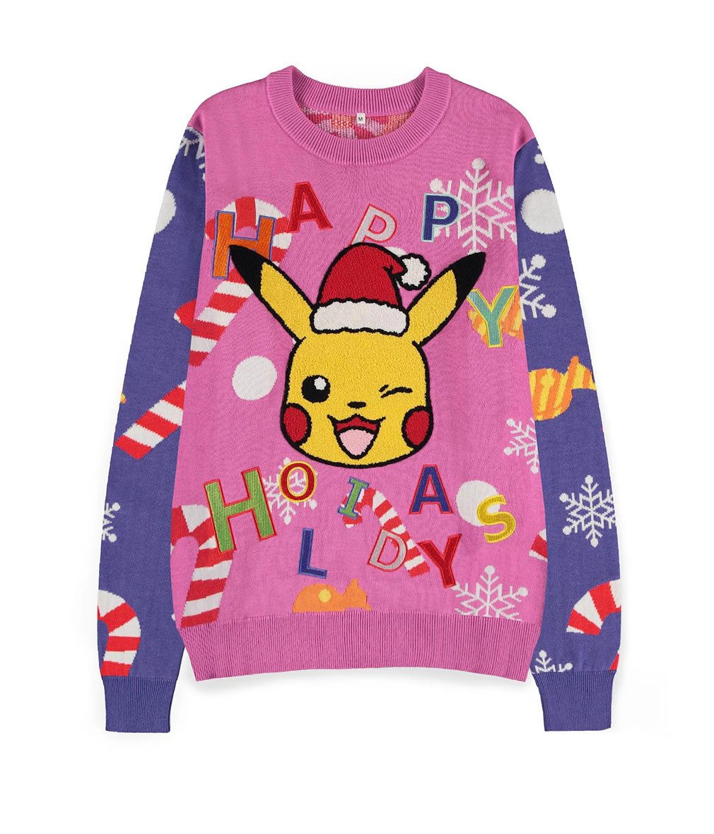 Weihnachtspullover Pikachu Patched