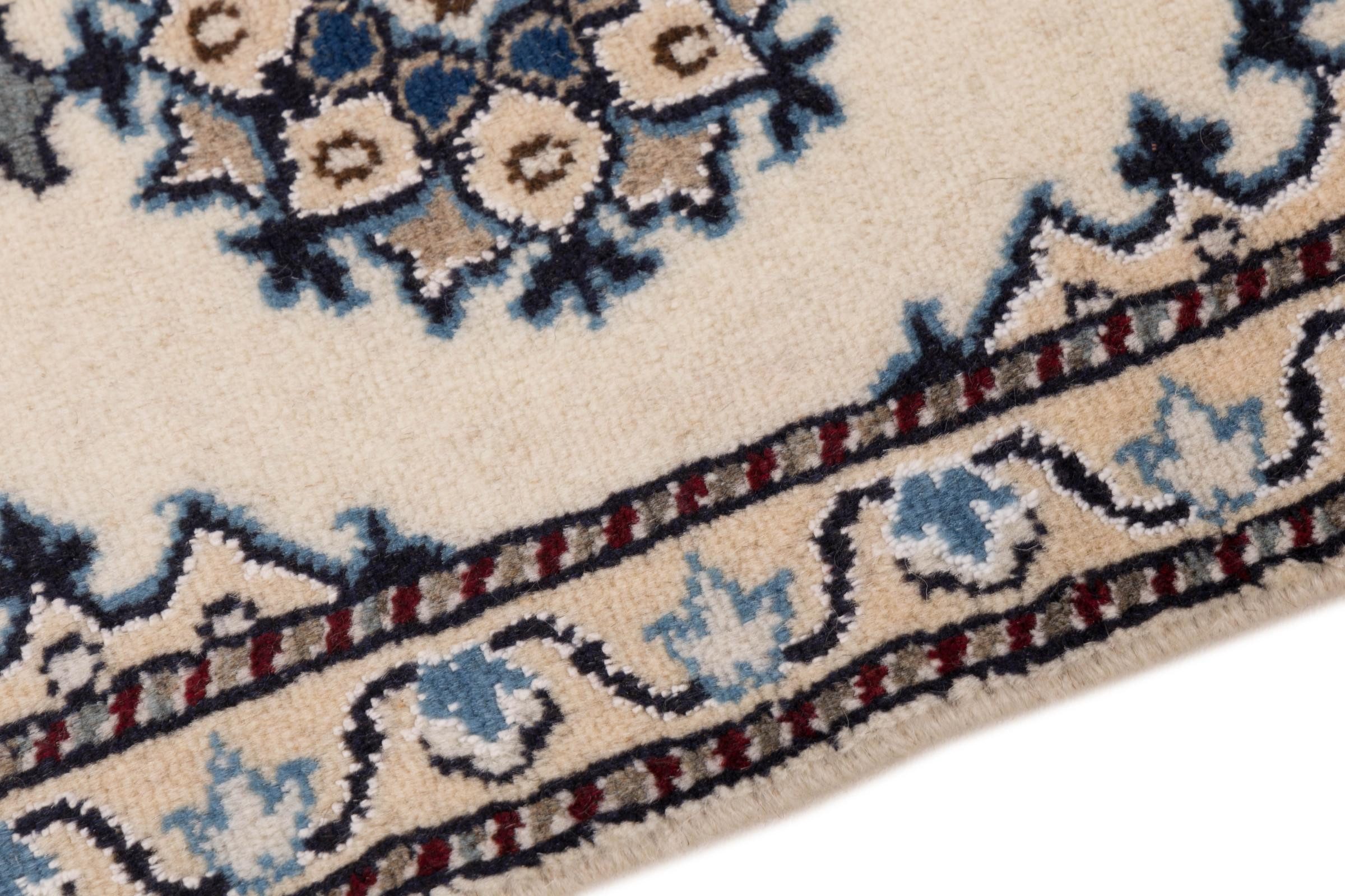 Nain Trading Orientteppich Nain 41x61 Handgeknüpfter Orientteppich / Perserteppich, rechteckig, Höhe: 12 mm