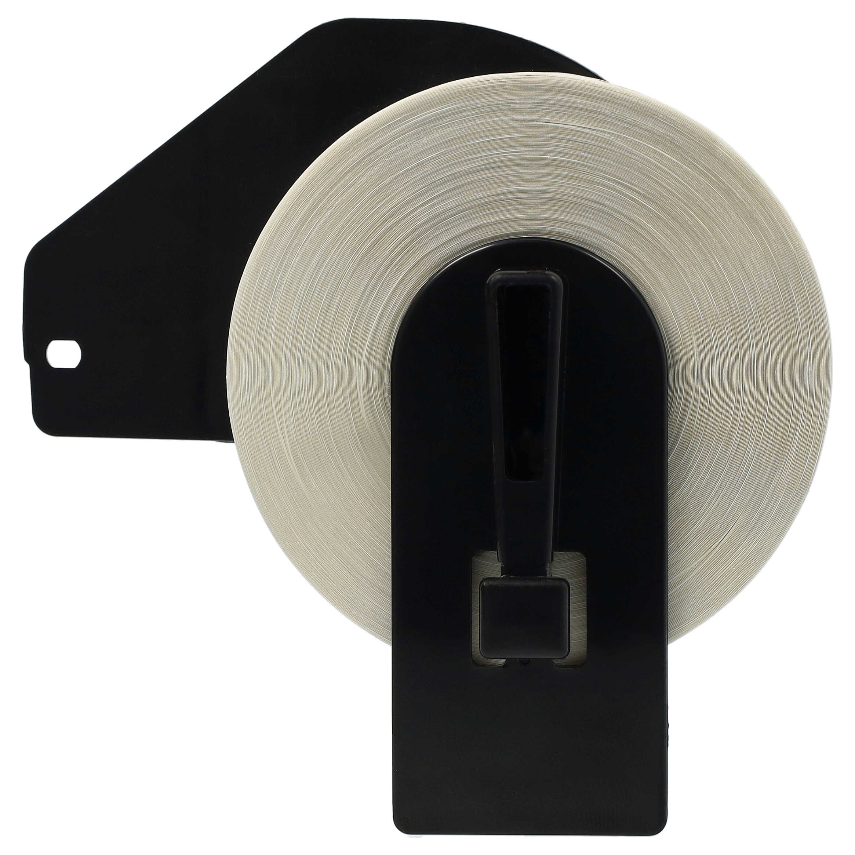 vhbw Etikettenpapier passend für Brother PT QL-1050, QL1050N, QL-1060, QL1060N, QL-500, Wetterfest