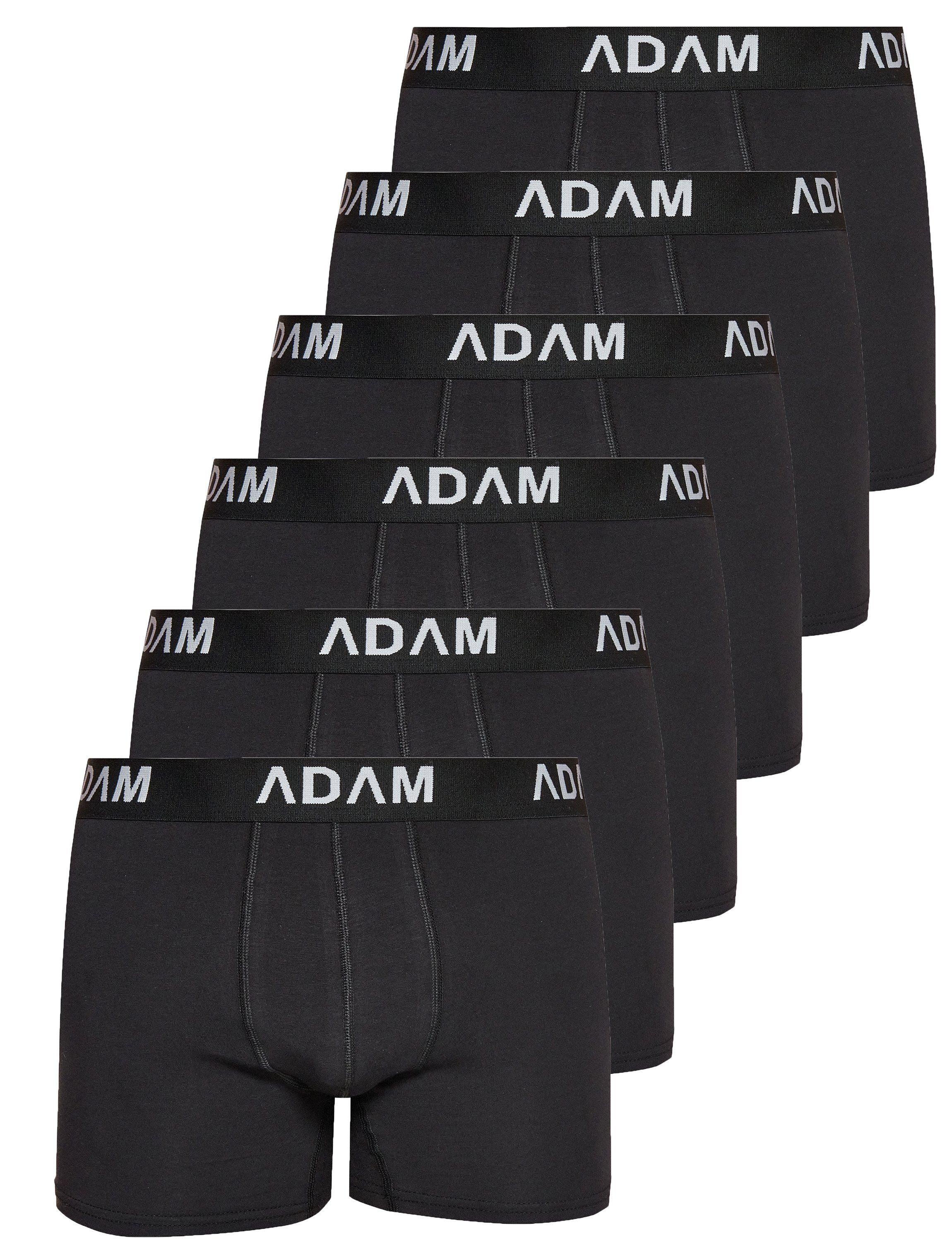 ADAM JEANS Boxershorts Boxer-1 (6-St., 6er Set, 8er Set, 10er Set, 12er Set) Boxershorts Herren Boxer Shorts Männer Unterhosen Trunks Underwear 6er Set Box-A